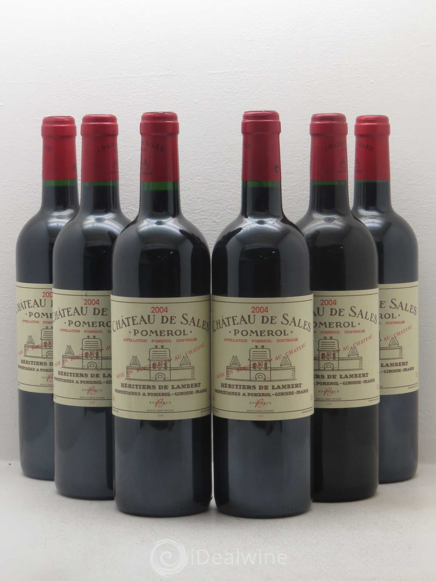 Château de Sales 2004 - Lot de 6 bouteilles - 0