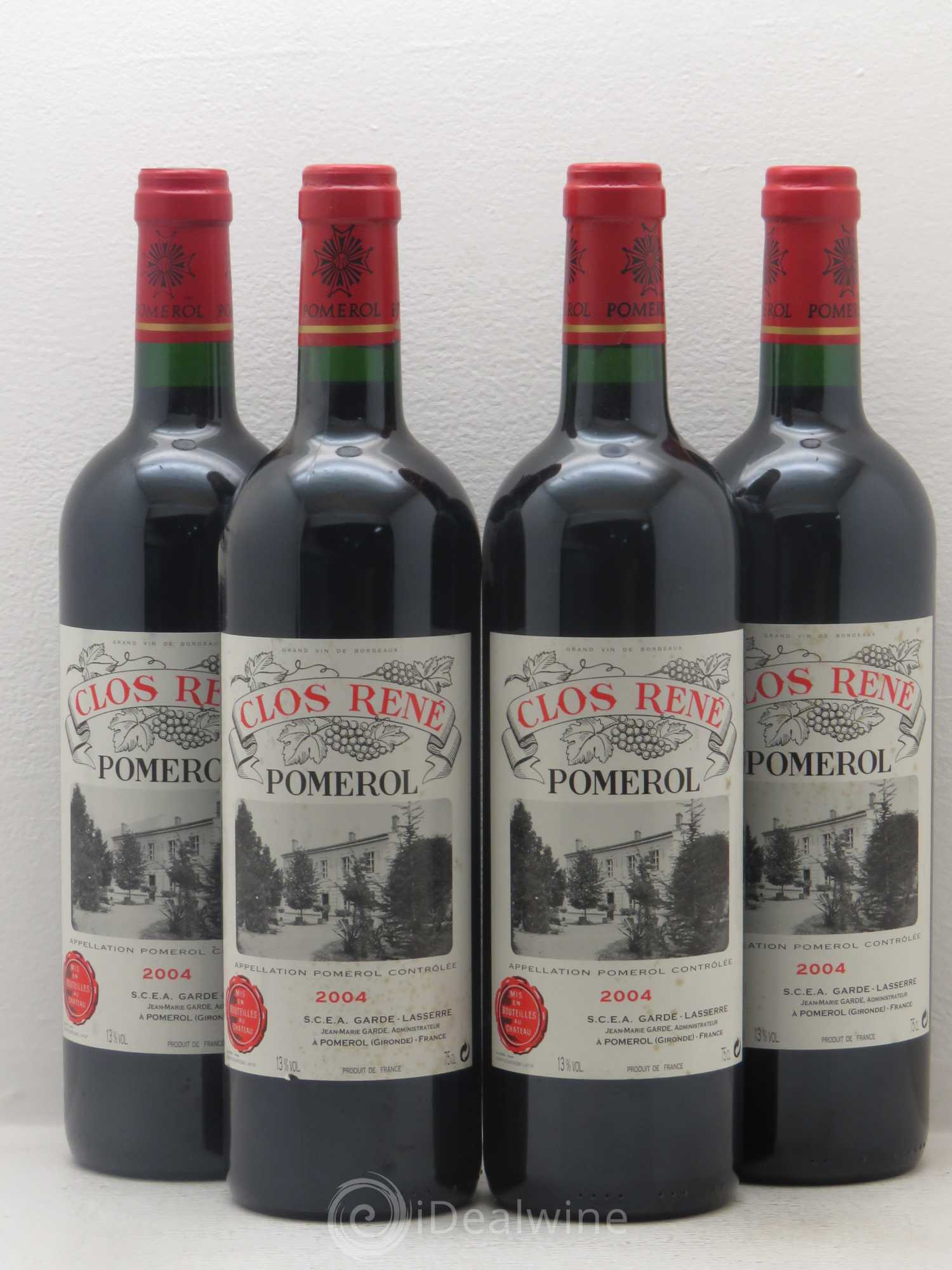 Clos René 2004 - Posten von 4 Flaschen - 0