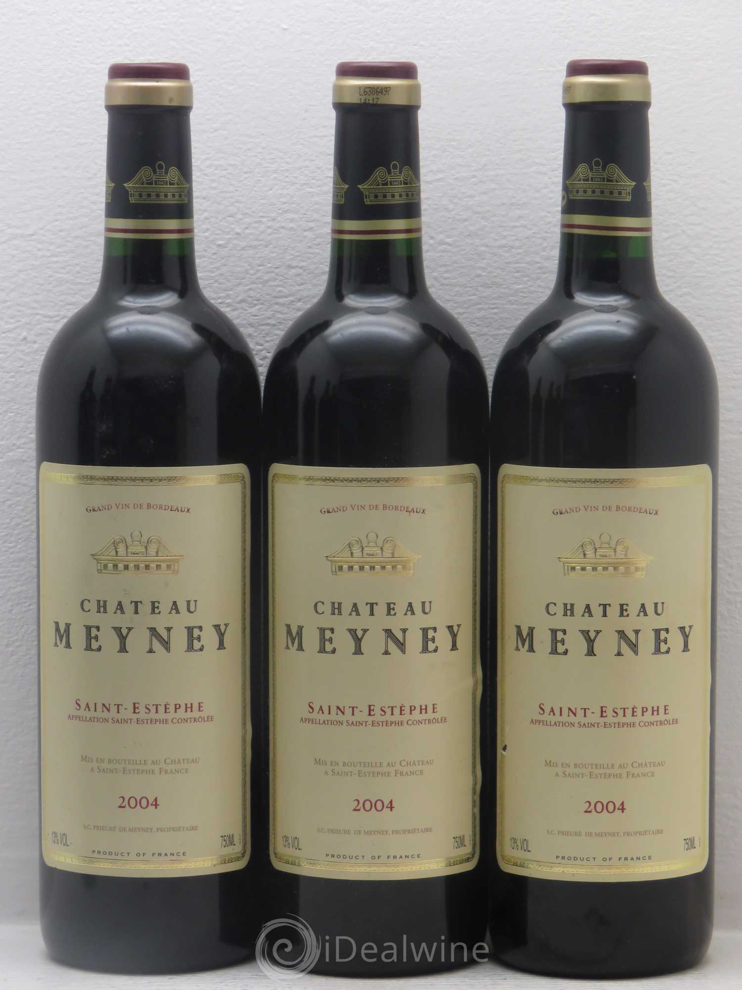 Château Meyney 2004 - Lot de 6 bouteilles - 1