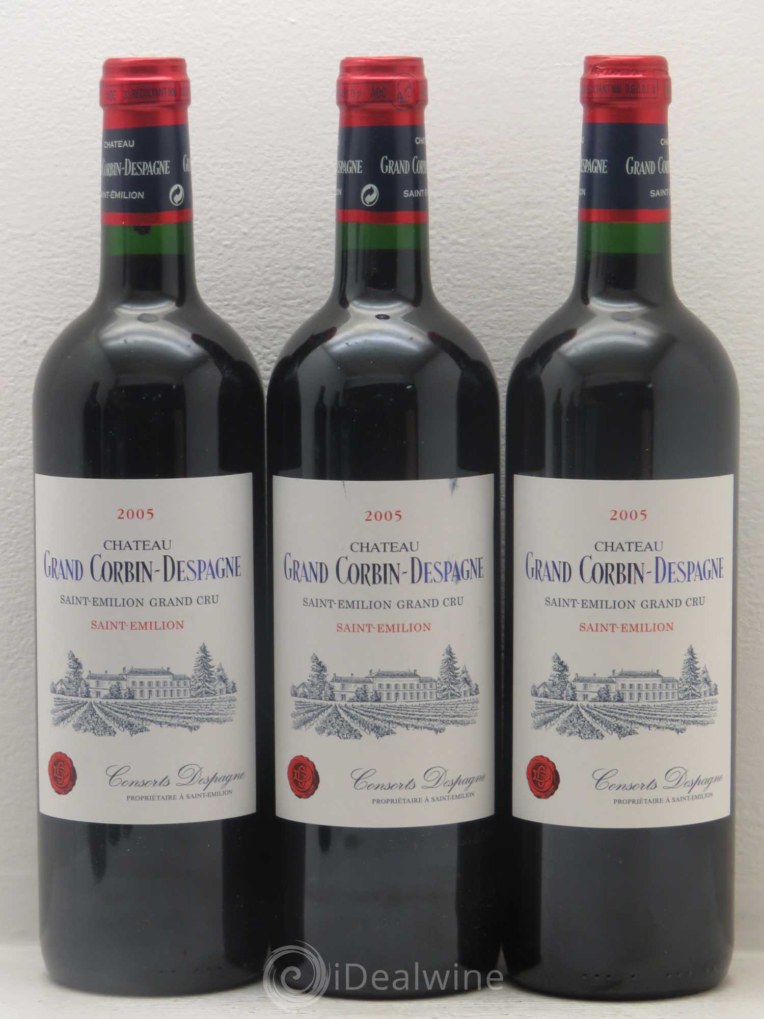 Château Grand Corbin Despagne Grand Cru Classé 2005 - Lot de 6 bouteilles - 2