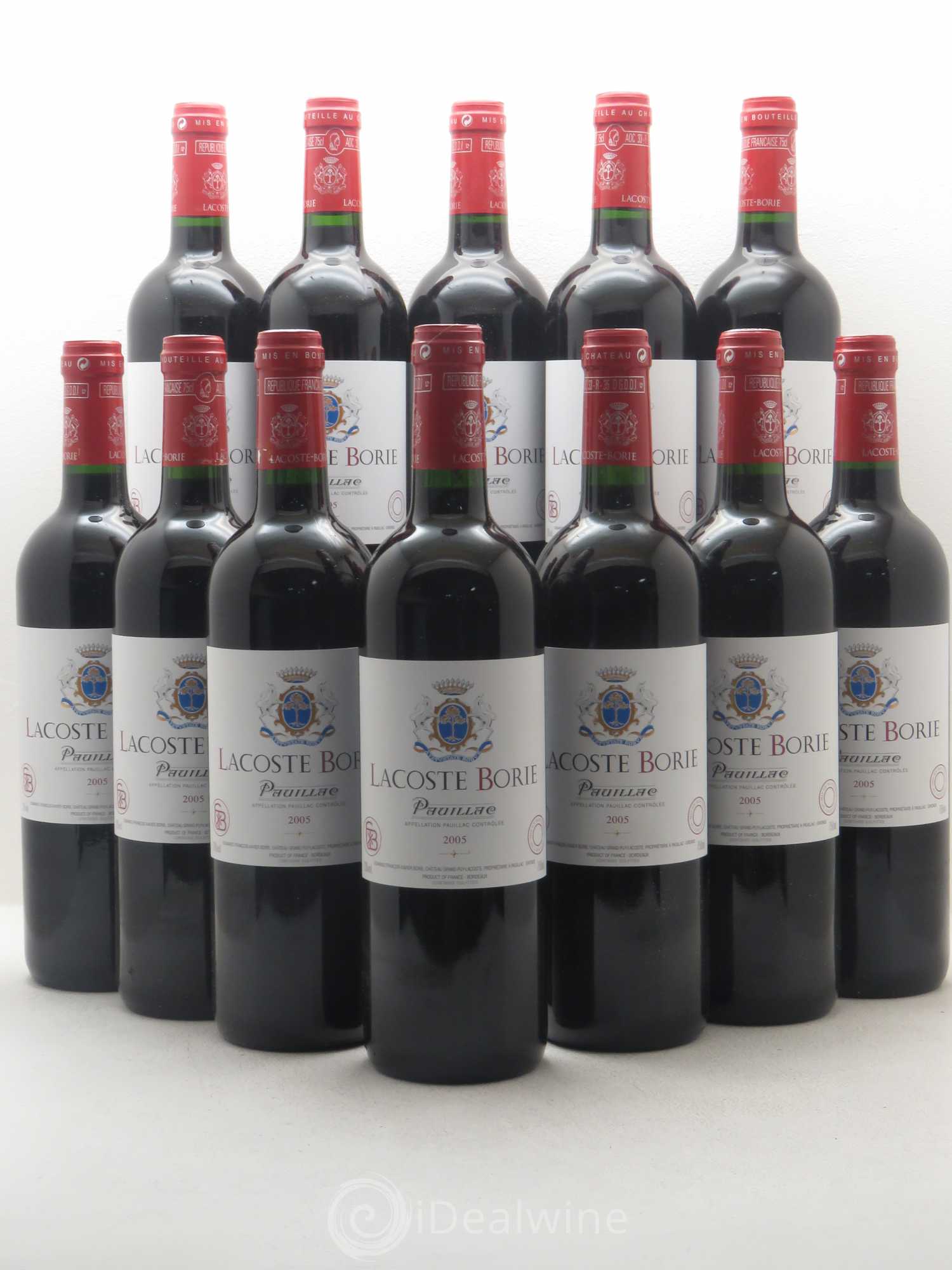 Lacoste Borie 2005 - Lot de 12 bouteilles - 0