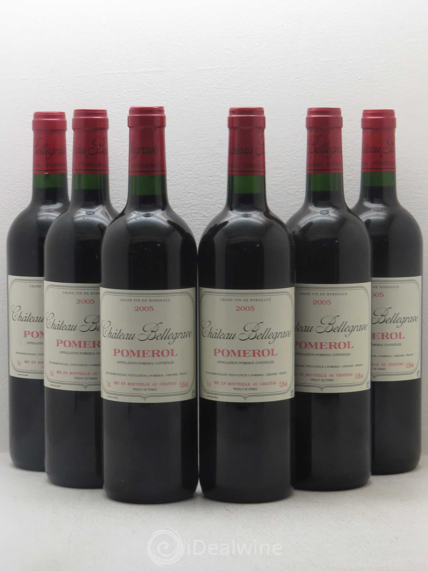 Château Bellegrave 2005 - Lot de 6 bouteilles - 0