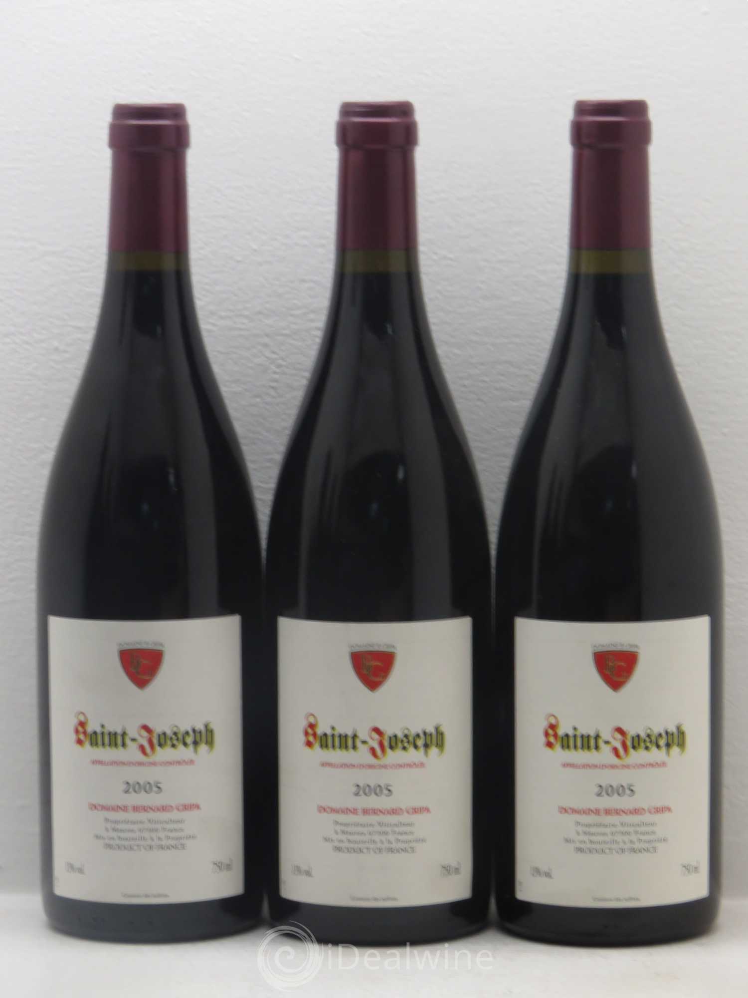 Saint-Joseph Bernard Gripa (Domaine) 2005 - Lot de 6 bouteilles - 1
