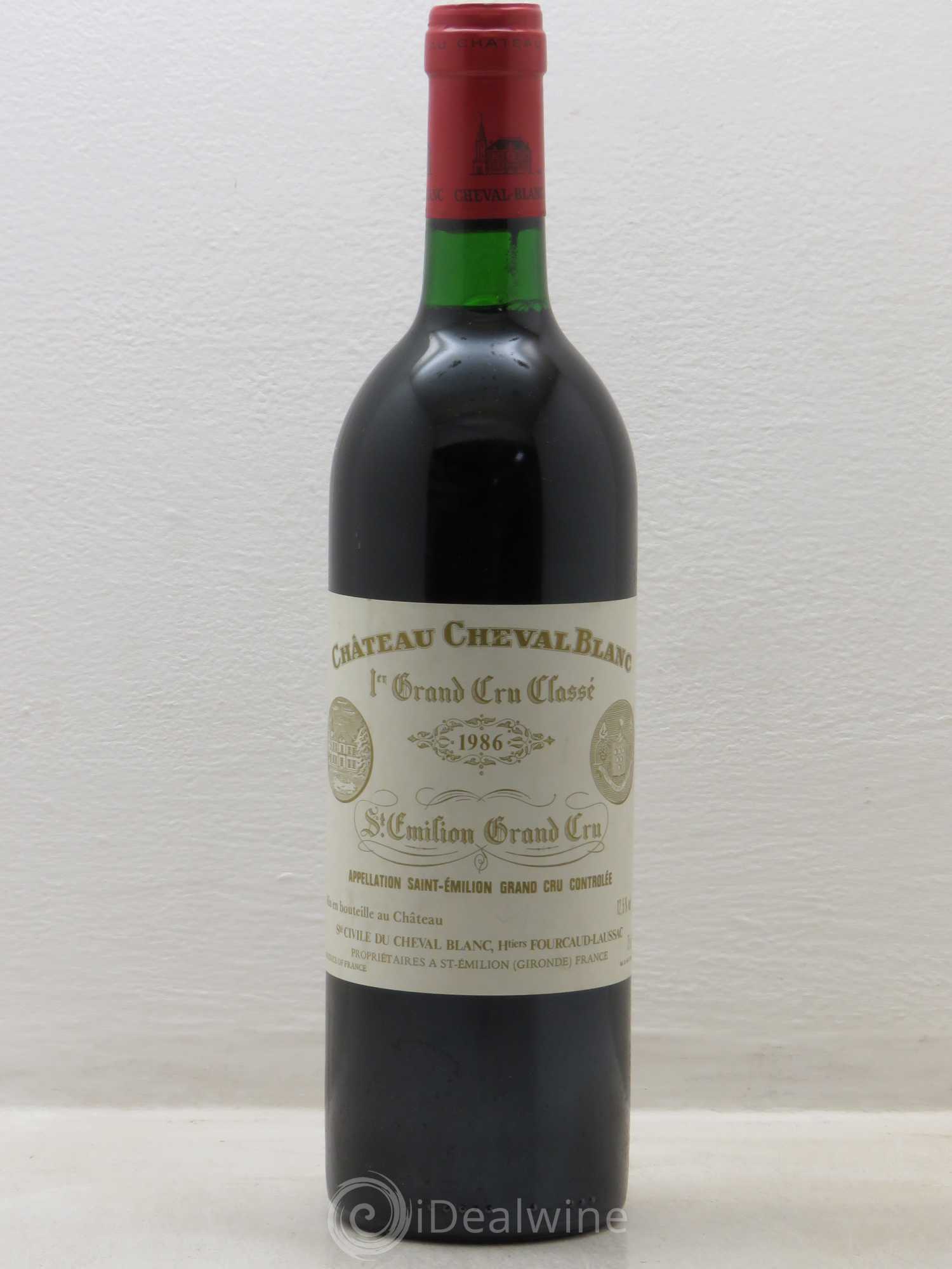 Château Cheval Blanc 1er Grand Cru Classé A 1986 - Lot de 1 bouteille - 0
