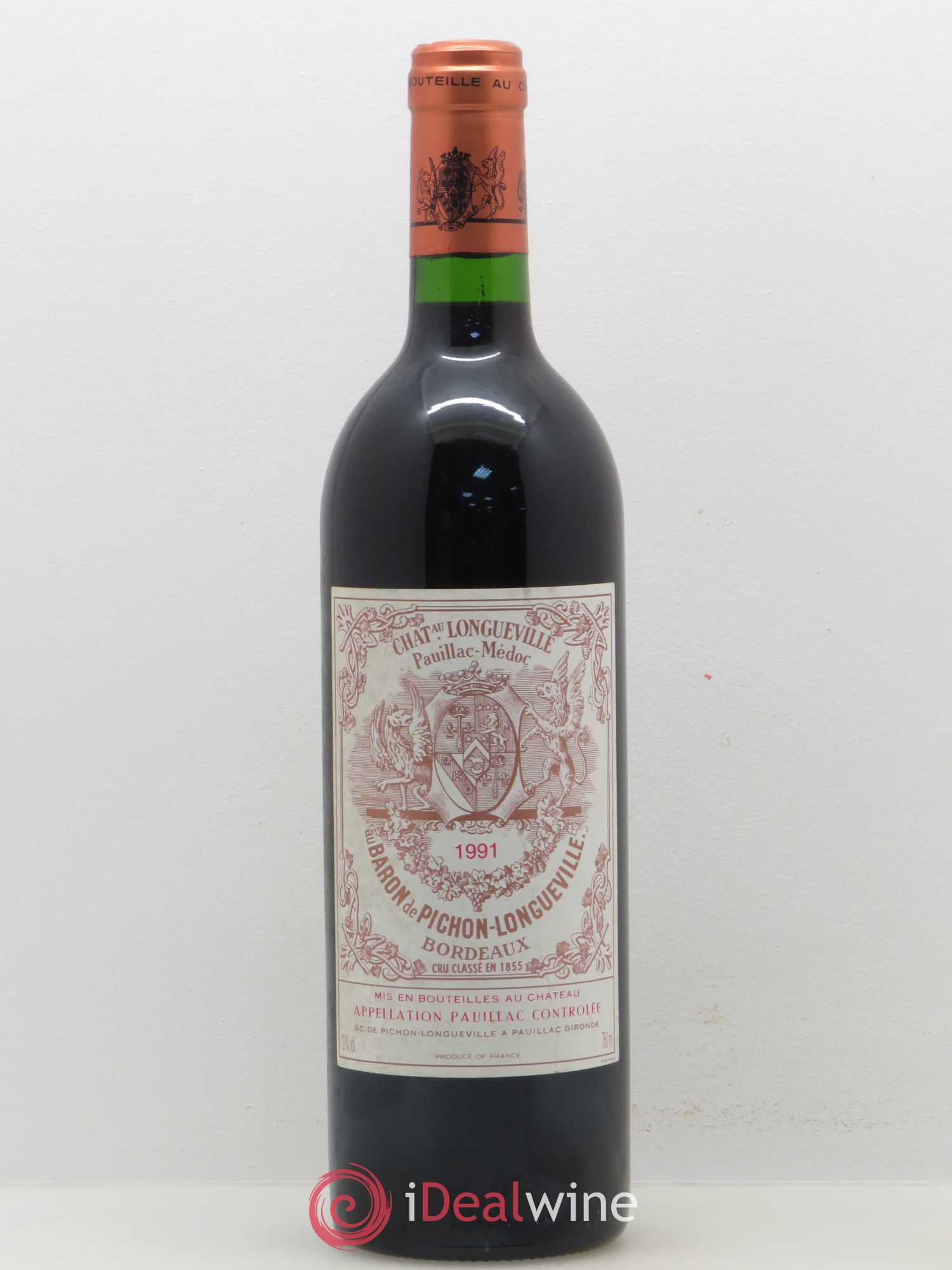 Pichon Longueville Baron 2ème Grand Cru Classé 1991 - Lot de 1 bouteille - 0