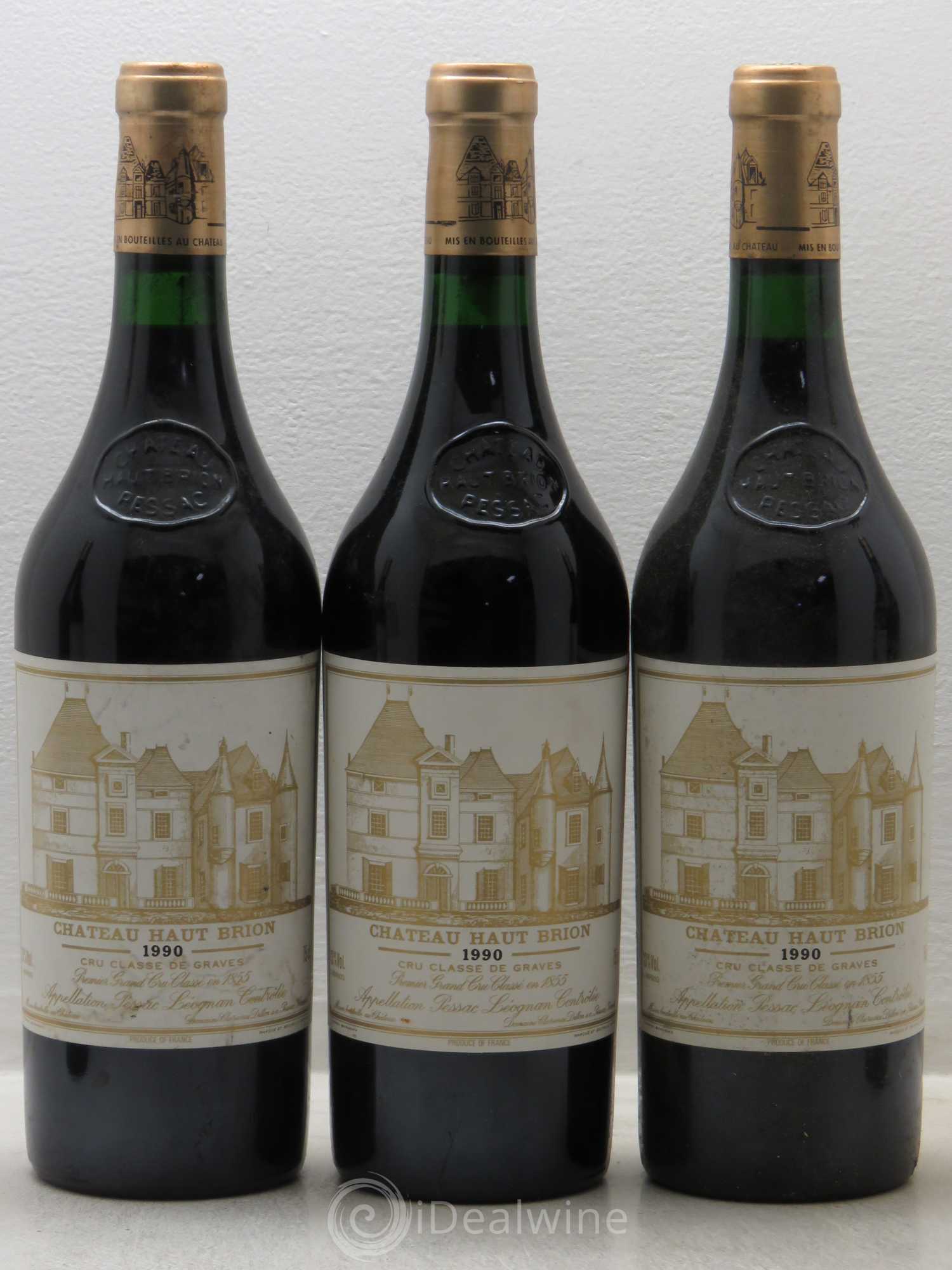 Château Haut Brion 1er Grand Cru Classé 1990 - Lot de 5 bouteilles - 1