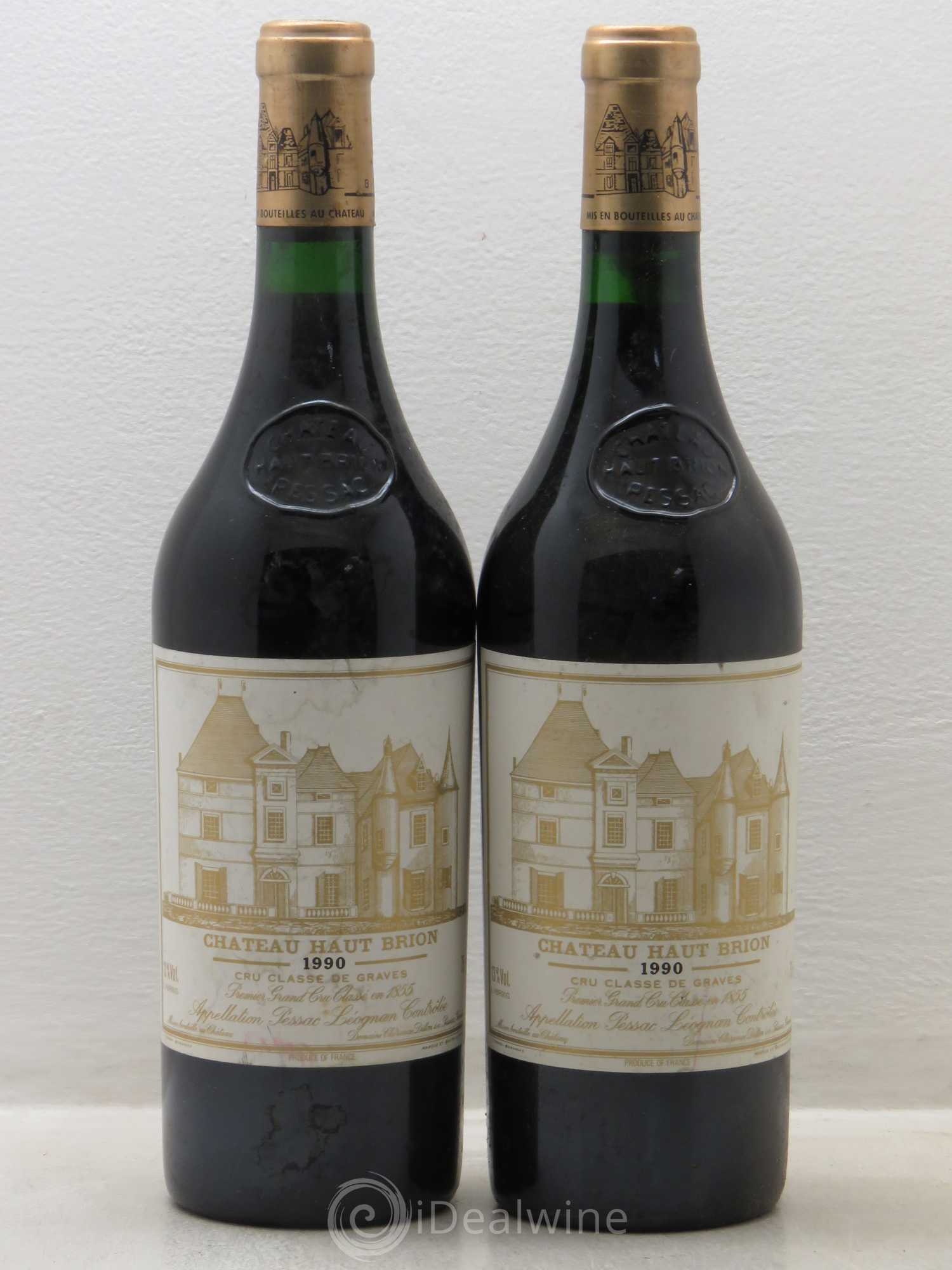 Château Haut Brion 1er Grand Cru Classé 1990 - Lot de 5 bouteilles - 2