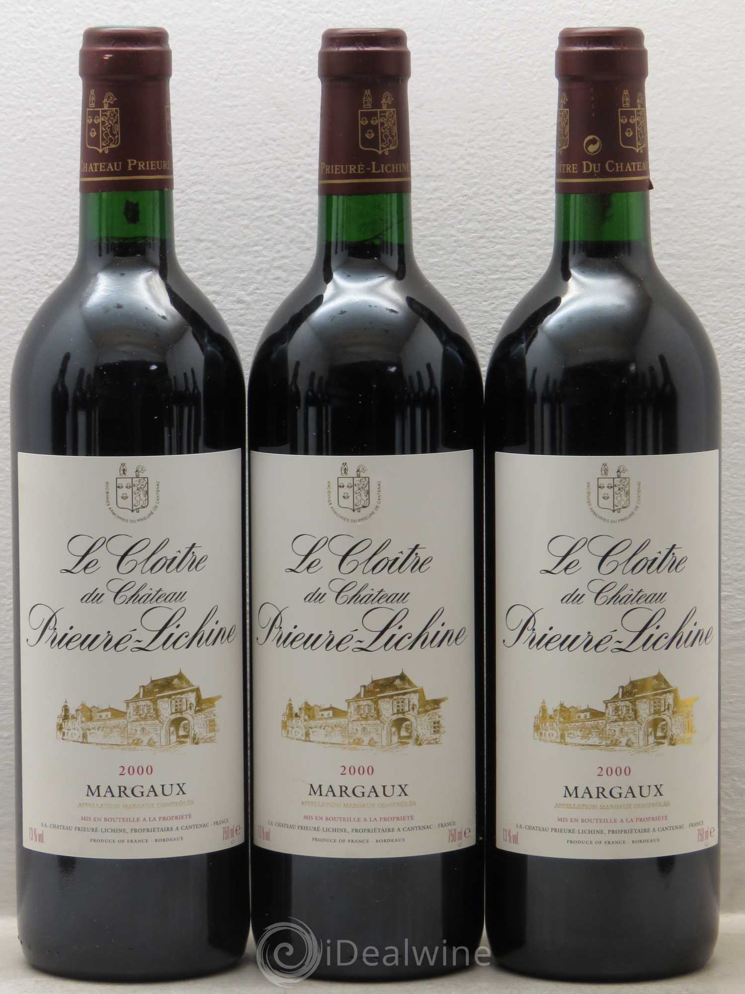 Cloître de Prieuré Lichine 2000 - Lot de 12 bouteilles - 1