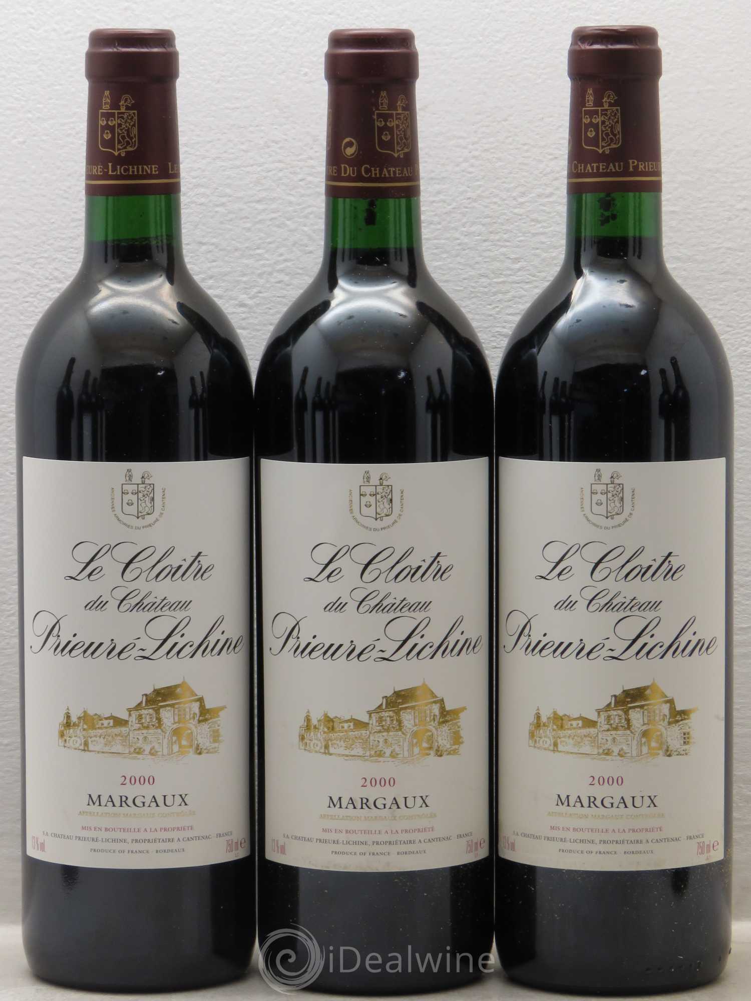 Cloître de Prieuré Lichine 2000 - Lot de 12 bouteilles - 2