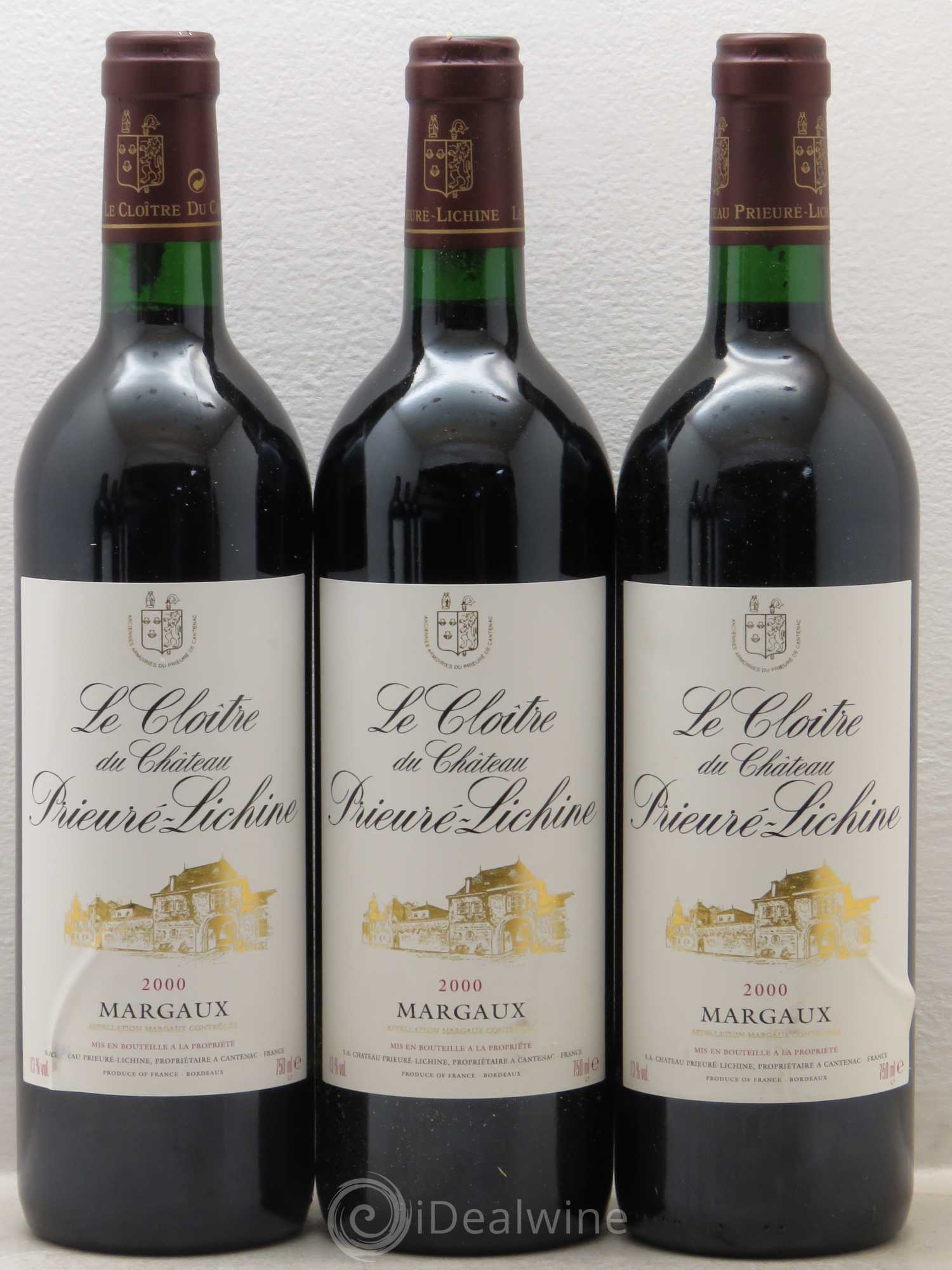 Cloître de Prieuré Lichine 2000 - Lot de 12 bouteilles - 3