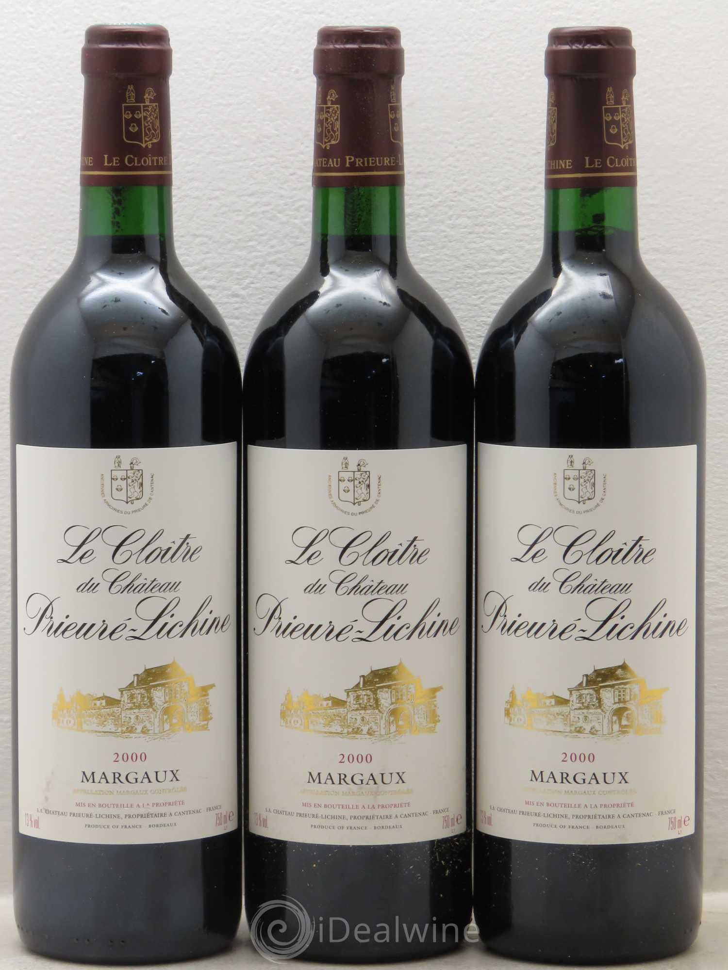 Cloître de Prieuré Lichine 2000 - Lot de 12 bouteilles - 4