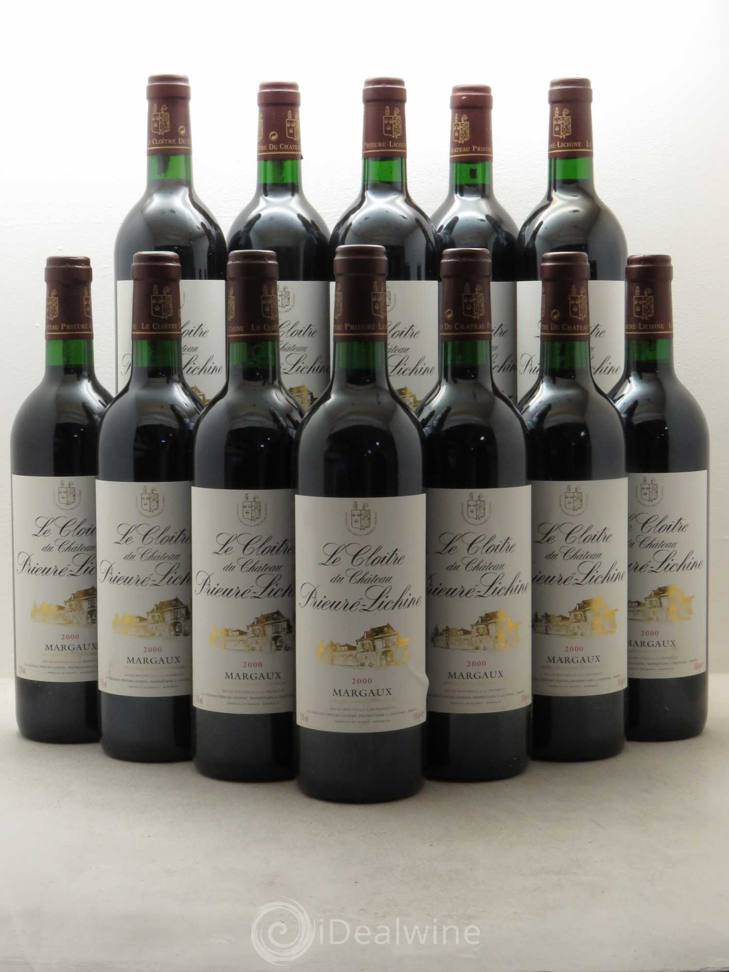 Cloître de Prieuré Lichine 2000 - Lot de 12 bouteilles - 0