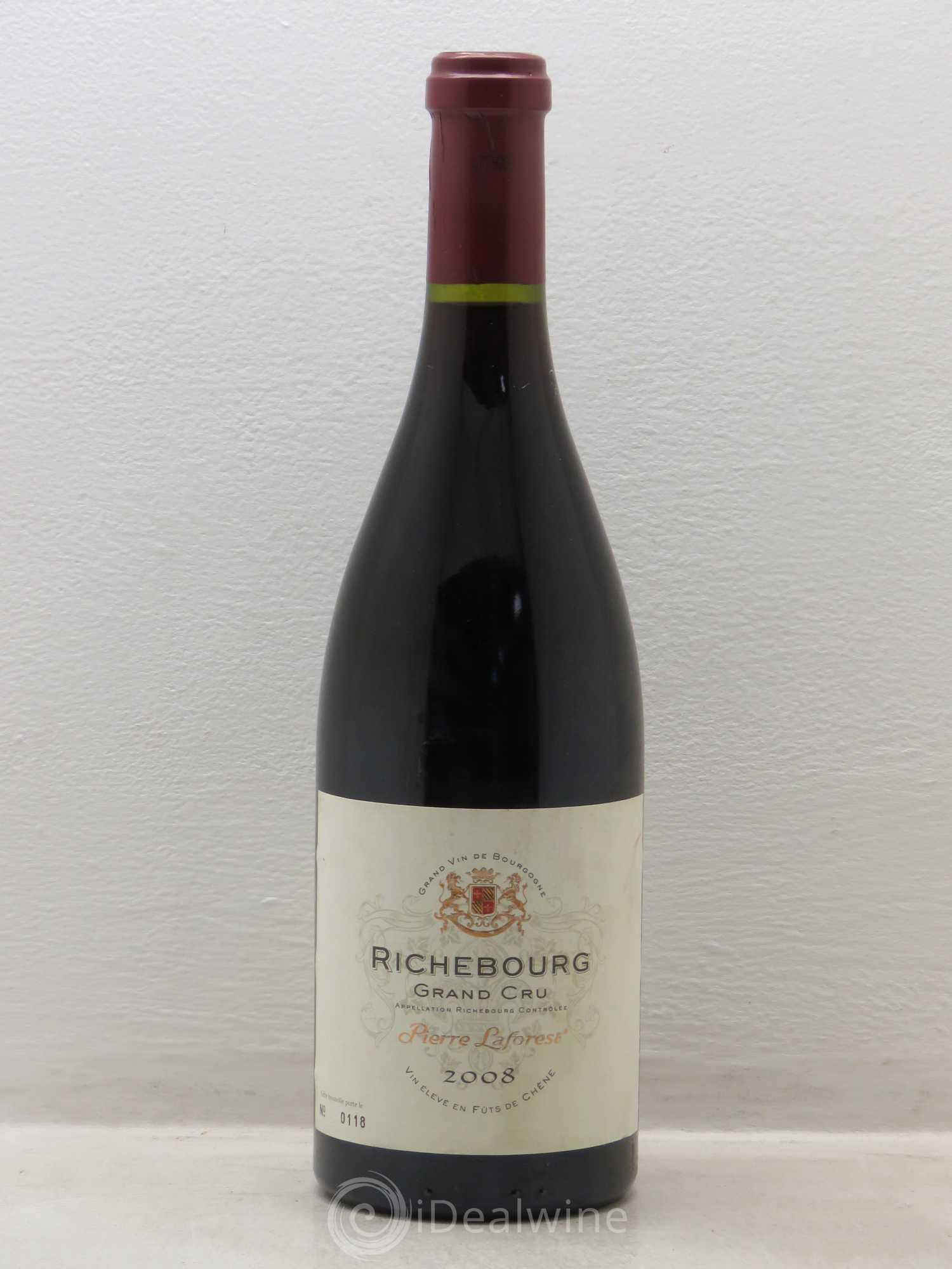 Richebourg Grand Cru Pierre Laforest 2008 - Posten von 1 Flasche - 0