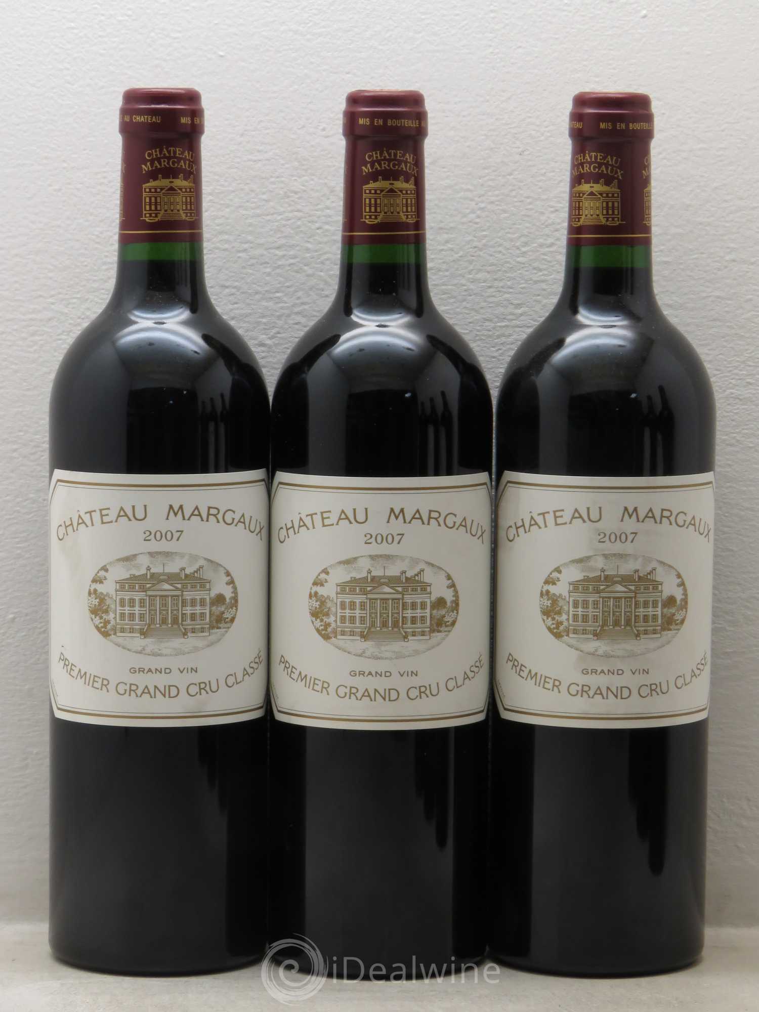 Château Margaux 1er Grand Cru Classé 2007 - Lot de 6 bouteilles - 1