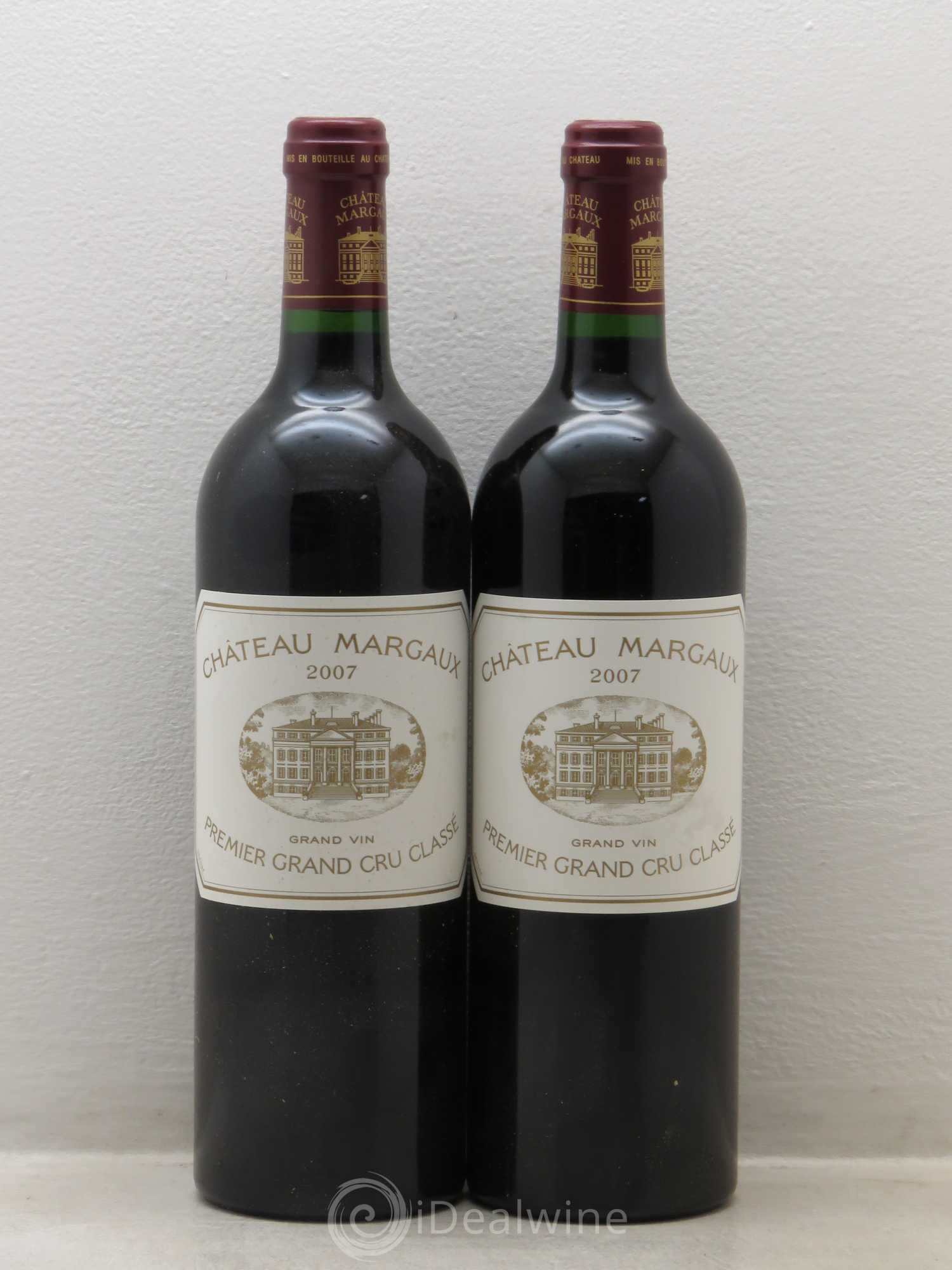 Château Margaux 1er Grand Cru Classé 2007 - Lot de 2 bouteilles - 0