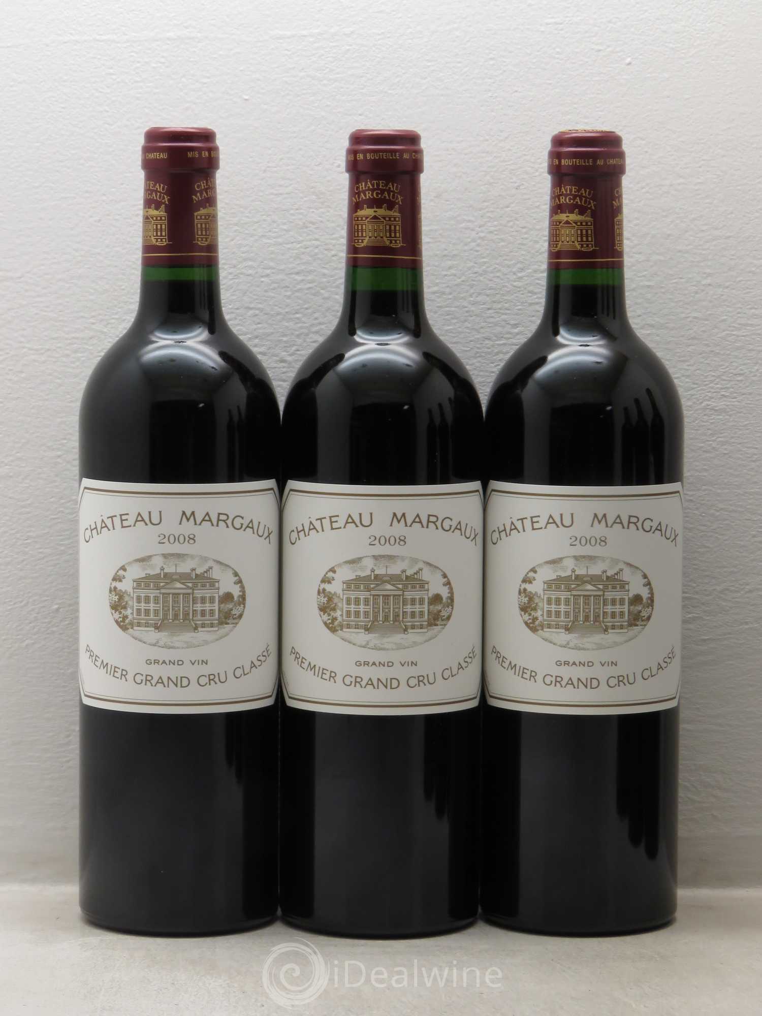Château Margaux 1er Grand Cru Classé 2008 - Lot de 6 bouteilles - 1