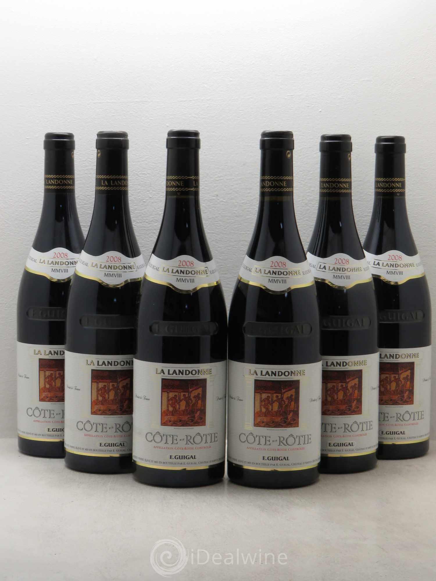Côte-Rôtie La Landonne Guigal 2008 - Lot de 6 bouteilles - 0