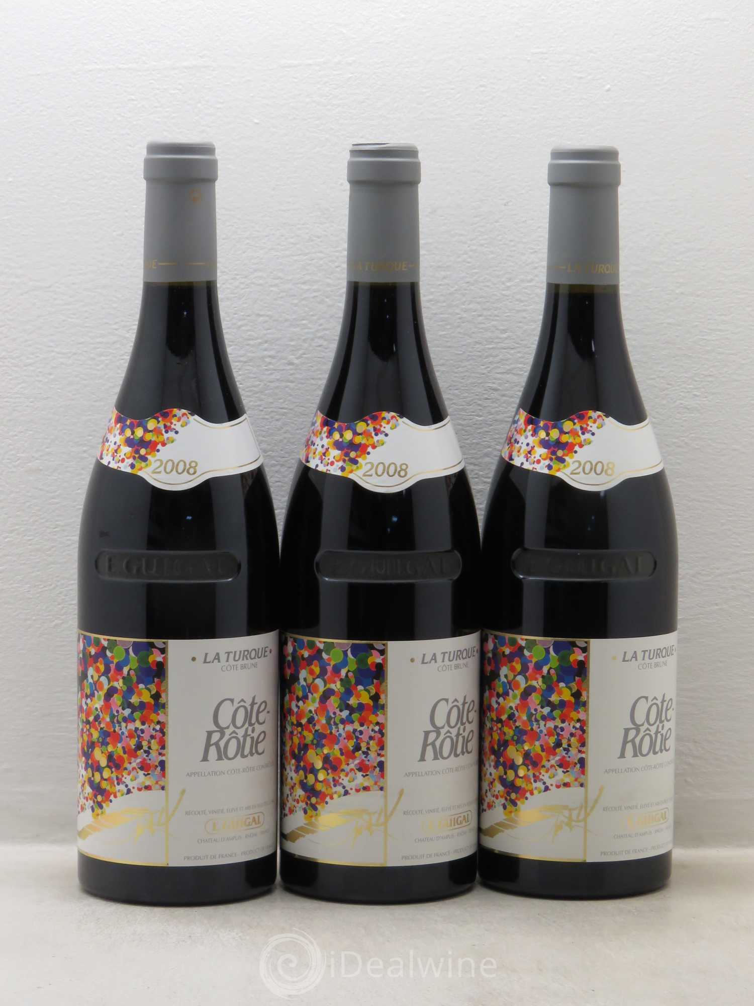Côte-Rôtie La Turque Guigal 2008 - Lot de 6 bouteilles - 1