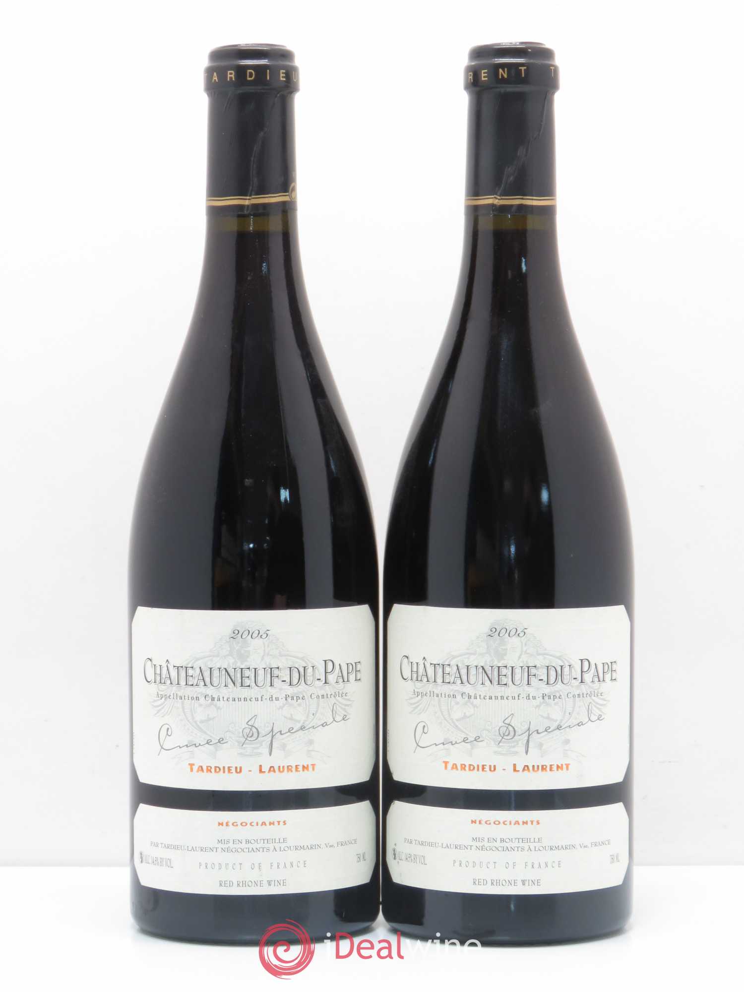 Châteauneuf-du-Pape Tardieu-Laurent Cuvée spéciale Famille Tardieu 2005 - Lot de 2 bouteilles - 0