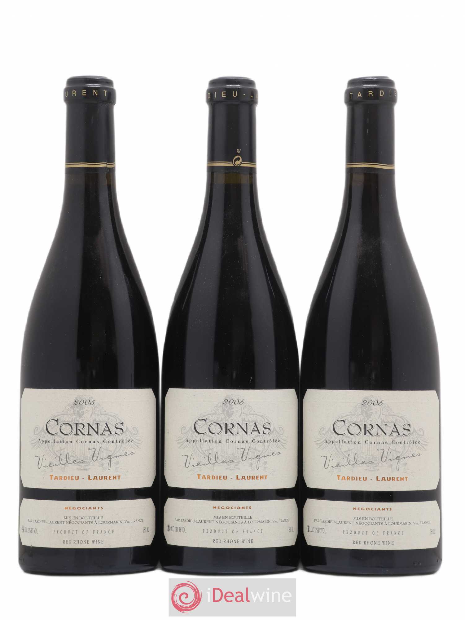 Cornas Vieilles vignes Maison Tardieu-Laurent 2005 - Lot de 3 bouteilles - 0