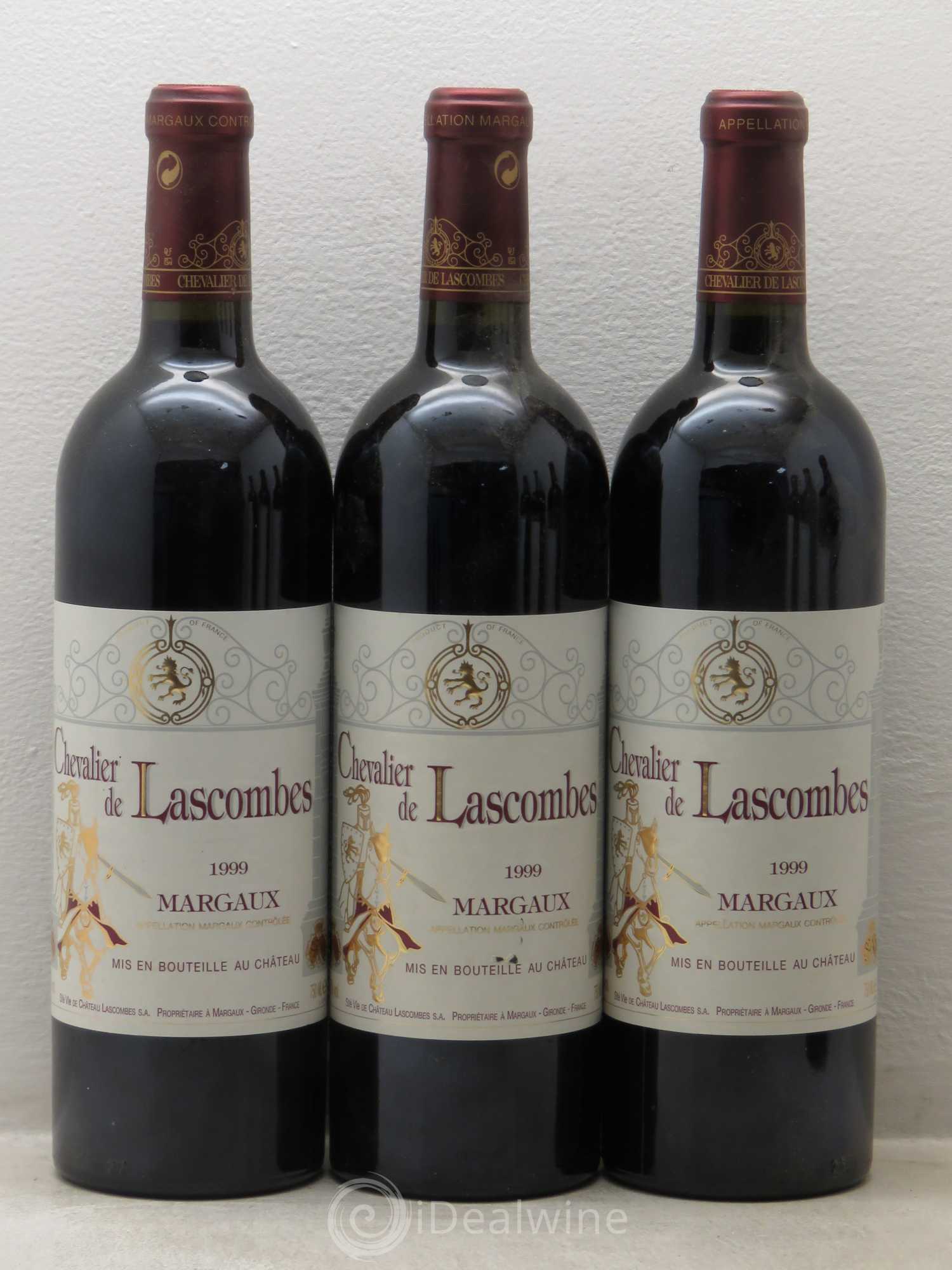 Chevalier de Lascombes Second Vin 1999 - Lot de 6 bouteilles - 1
