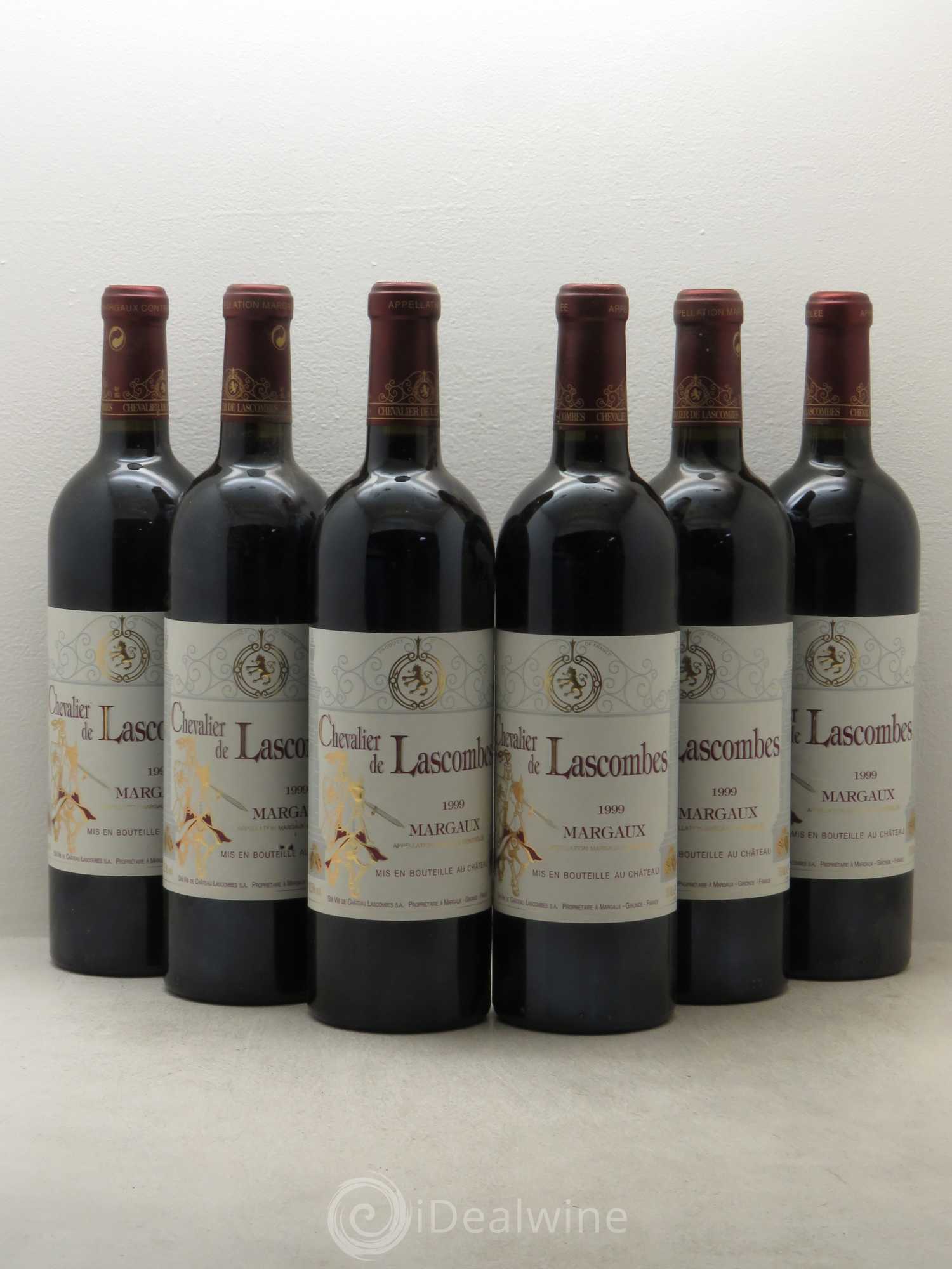 Chevalier de Lascombes Second Vin 1999 - Lot de 6 bouteilles - 0