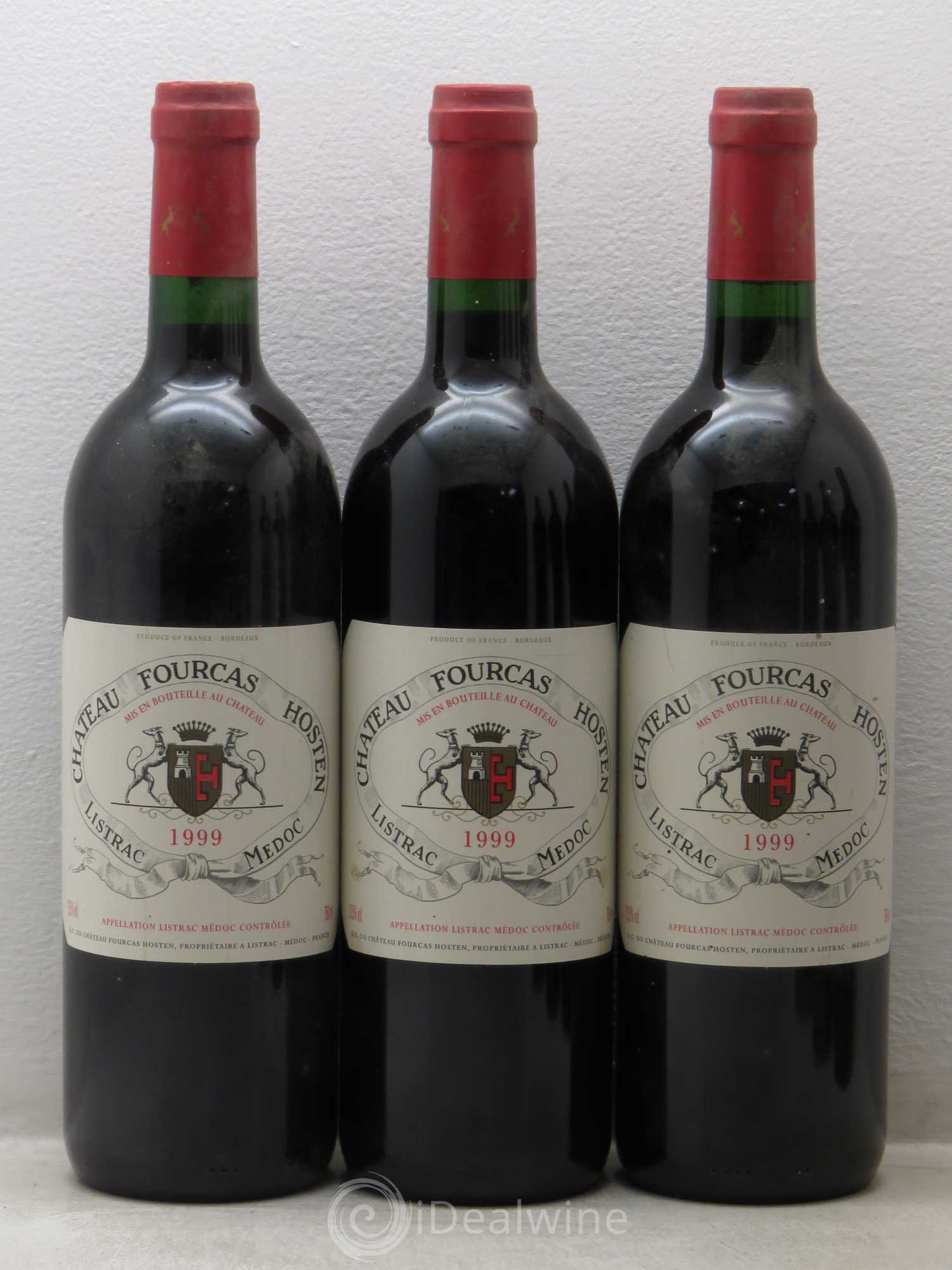 Château Fourcas Hosten Cru Bourgeois 1999 - Lot de 6 bouteilles - 1
