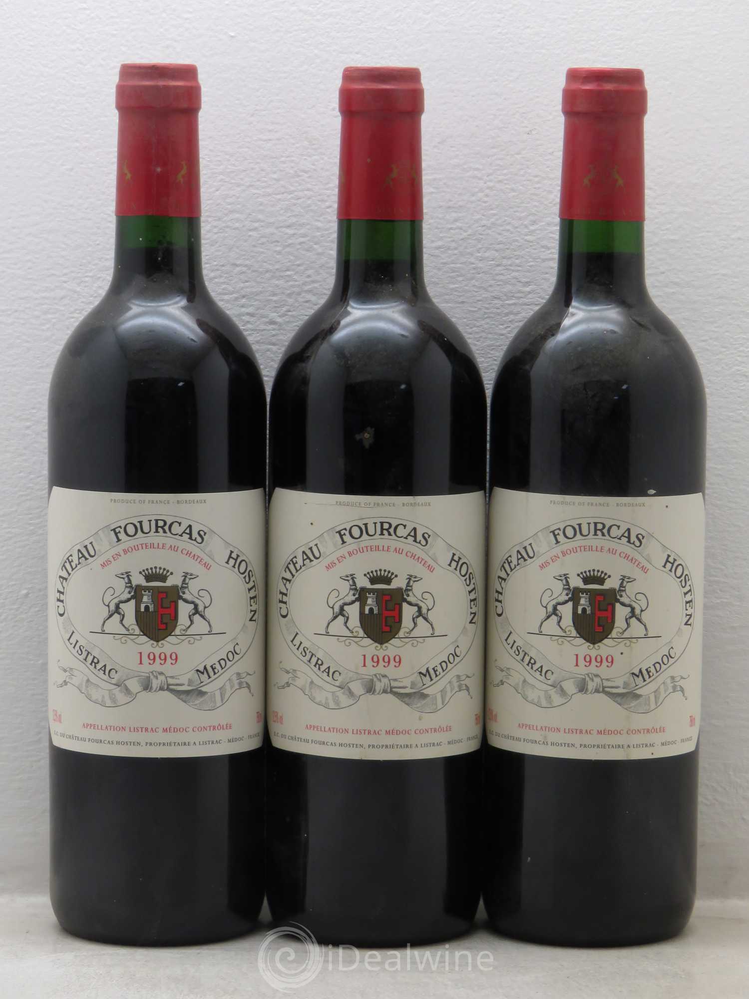 Château Fourcas Hosten Cru Bourgeois 1999 - Lot de 6 bouteilles - 2