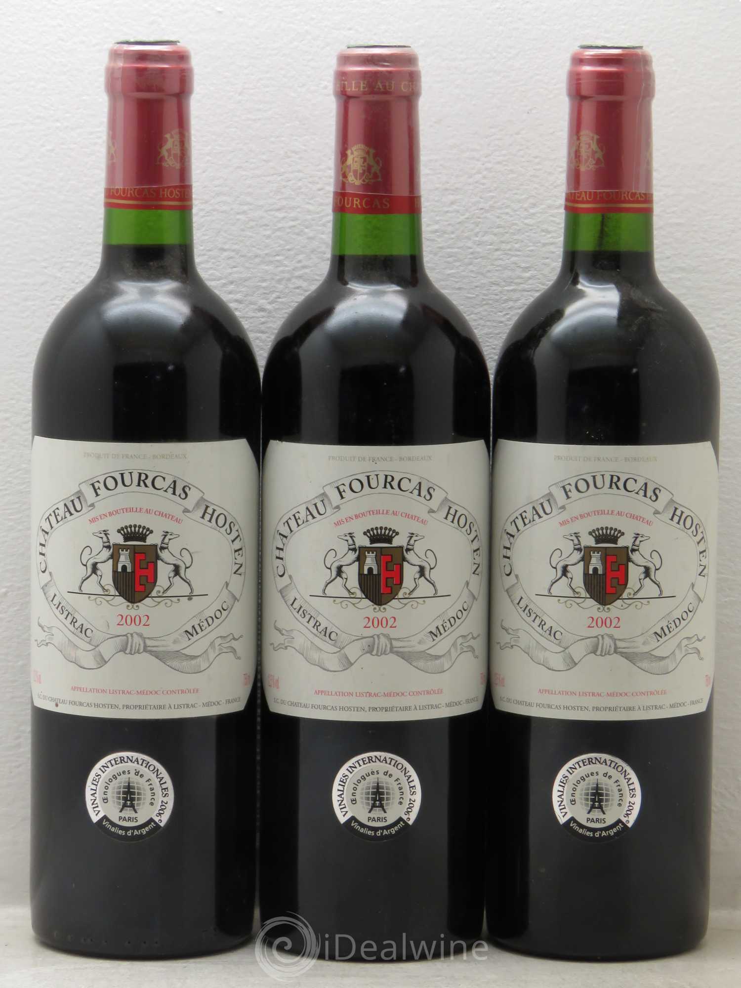 Château Fourcas Hosten Cru Bourgeois 2002 - Lot de 6 bouteilles - 2