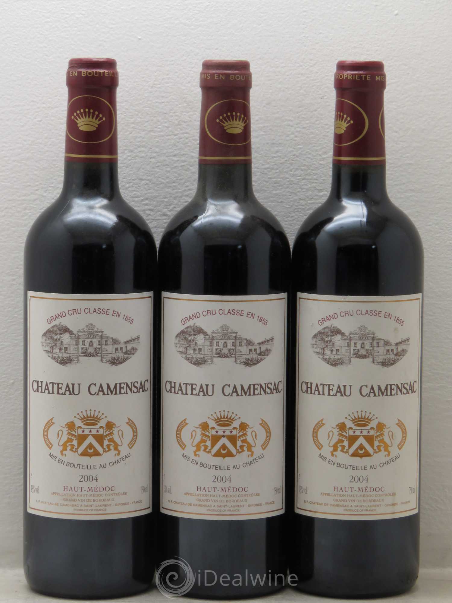 Château Camensac 5ème Grand Cru Classé 2004 - Lot de 6 bouteilles - 2