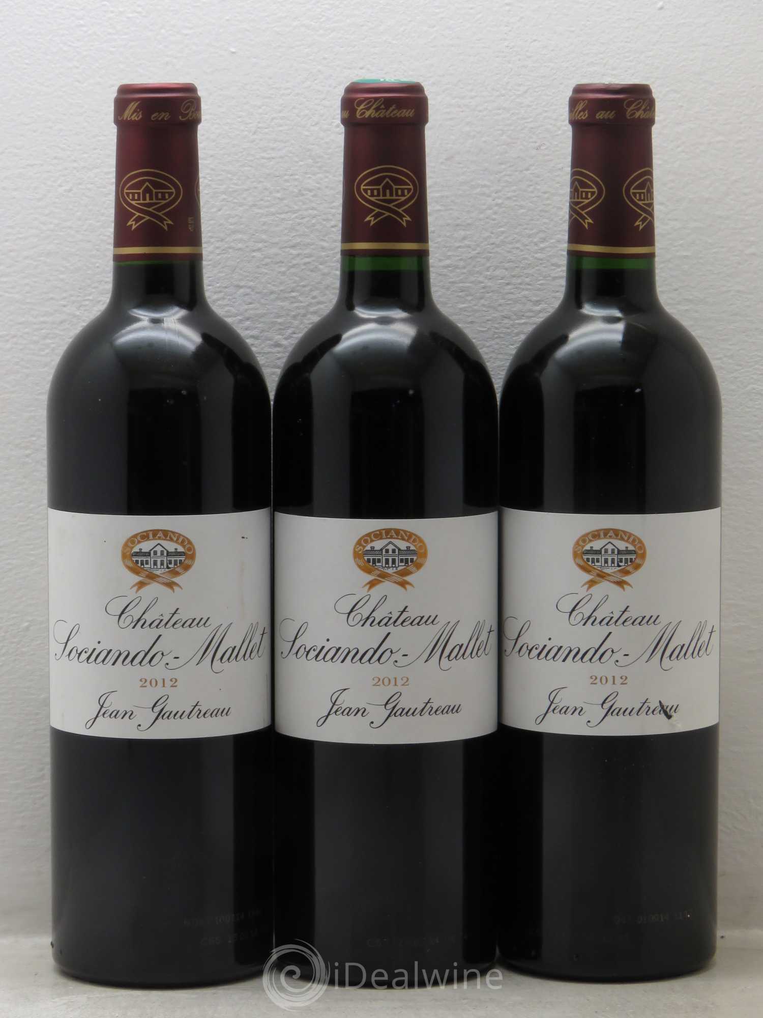 Château Sociando Mallet 2012 - Lot de 5 bouteilles - 1