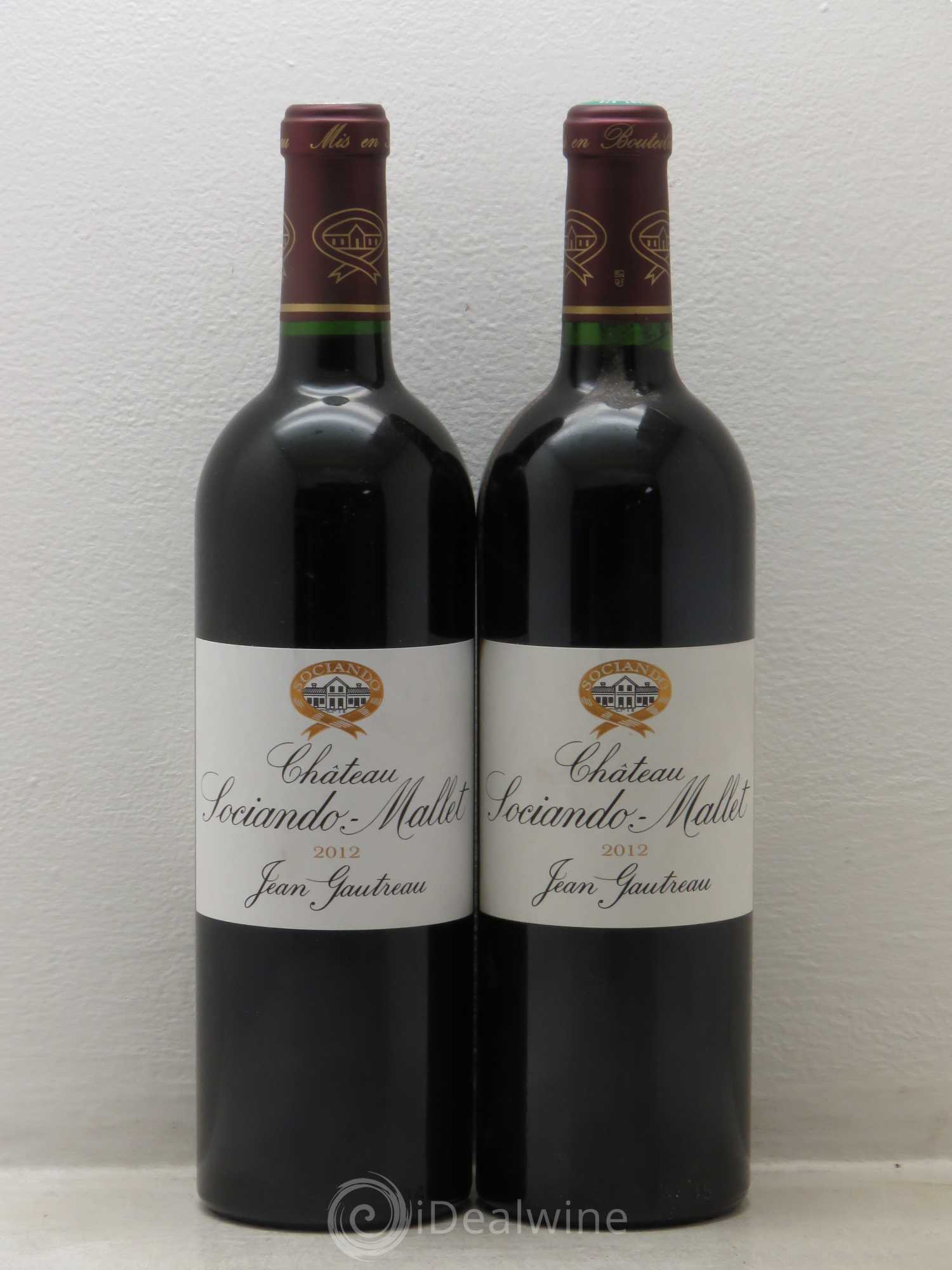 Château Sociando Mallet 2012 - Lot de 5 bouteilles - 2