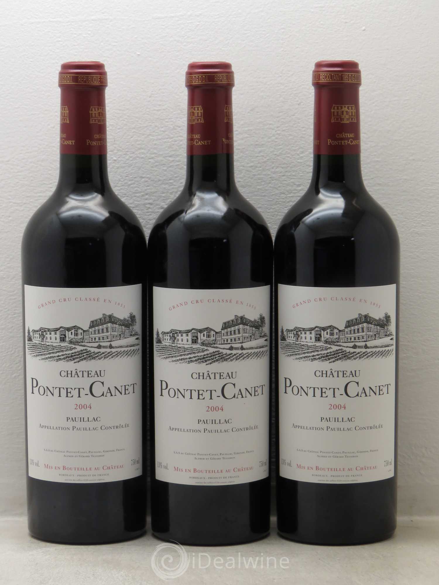 Château Pontet Canet 5ème Grand Cru Classé 2004 - Lot de 12 bouteilles - 2