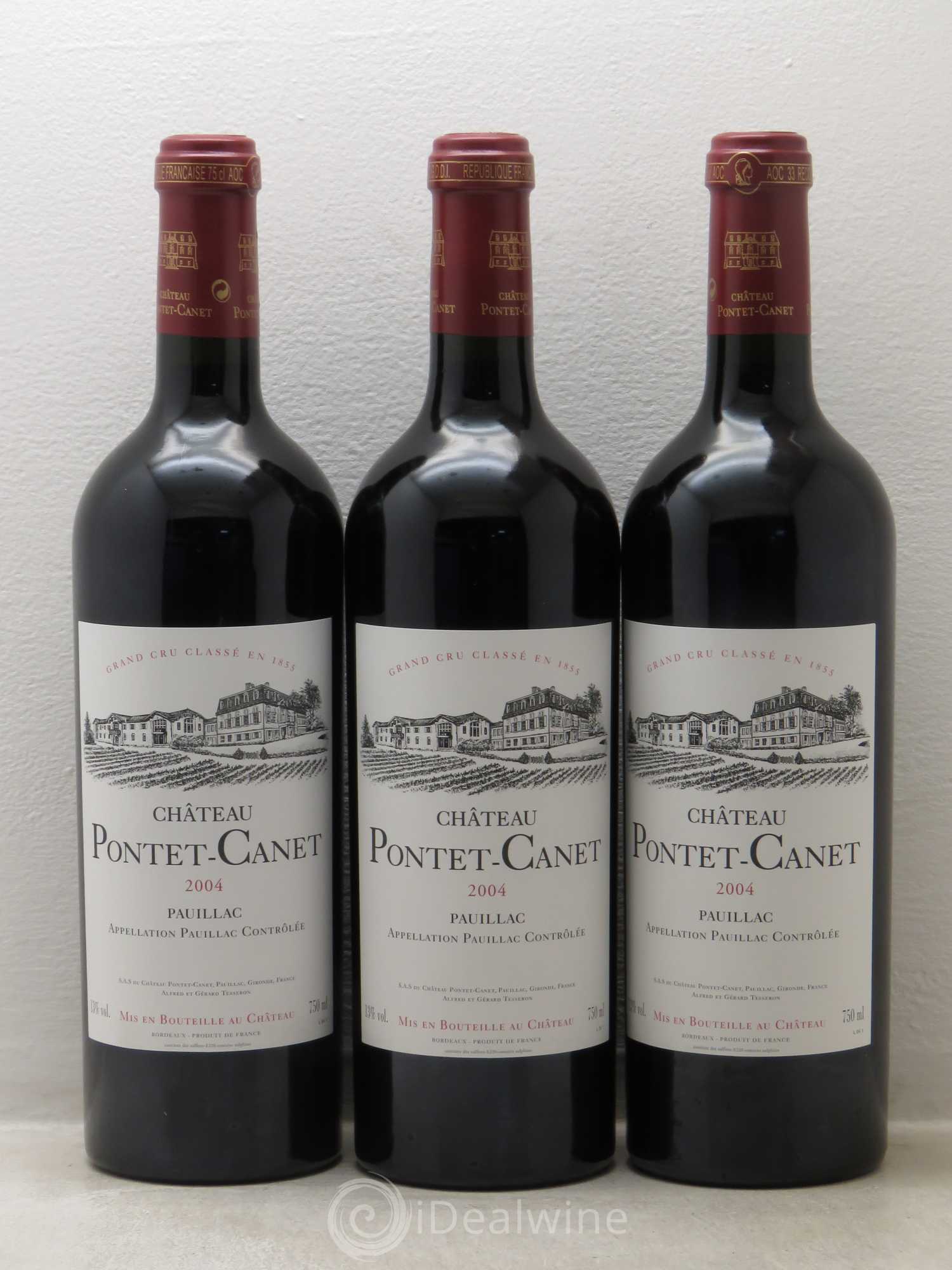 Château Pontet Canet 5ème Grand Cru Classé 2004 - Lot de 12 bouteilles - 4