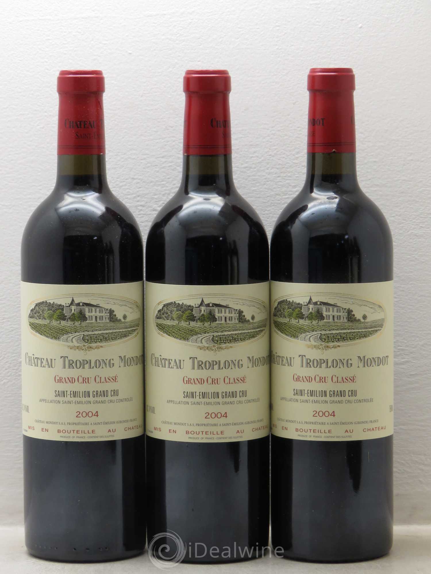 Château Troplong Mondot 1er Grand Cru Classé B 2004 - Lot de 12 bouteilles - 3