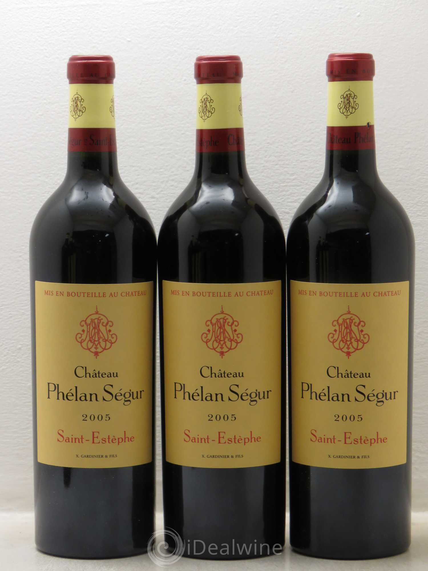Château Phélan Ségur 2005 - Lot de 6 bouteilles - 1