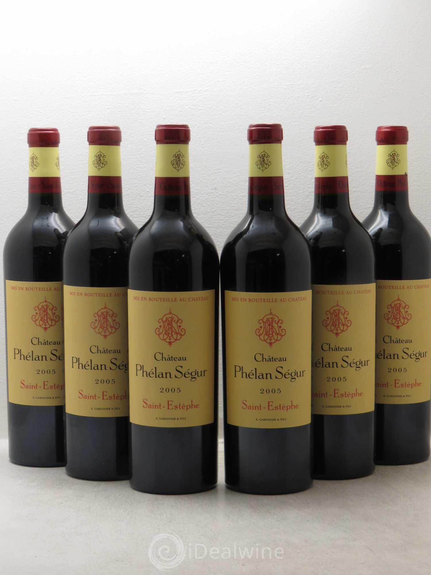 Château Phélan Ségur 2005 - Lot de 6 bouteilles - 0