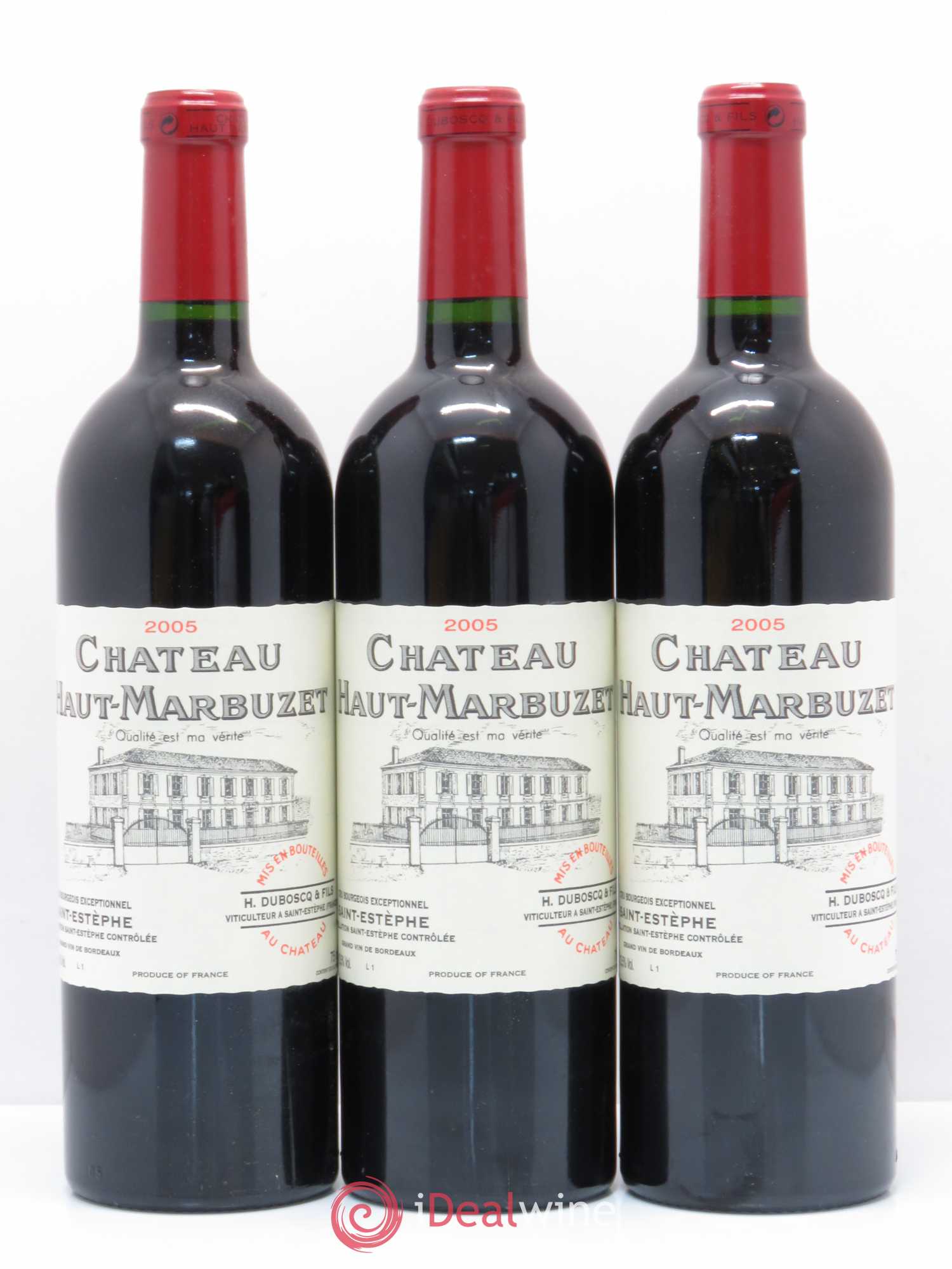 Château Haut Marbuzet 2005 - Lot de 6 bouteilles - 2