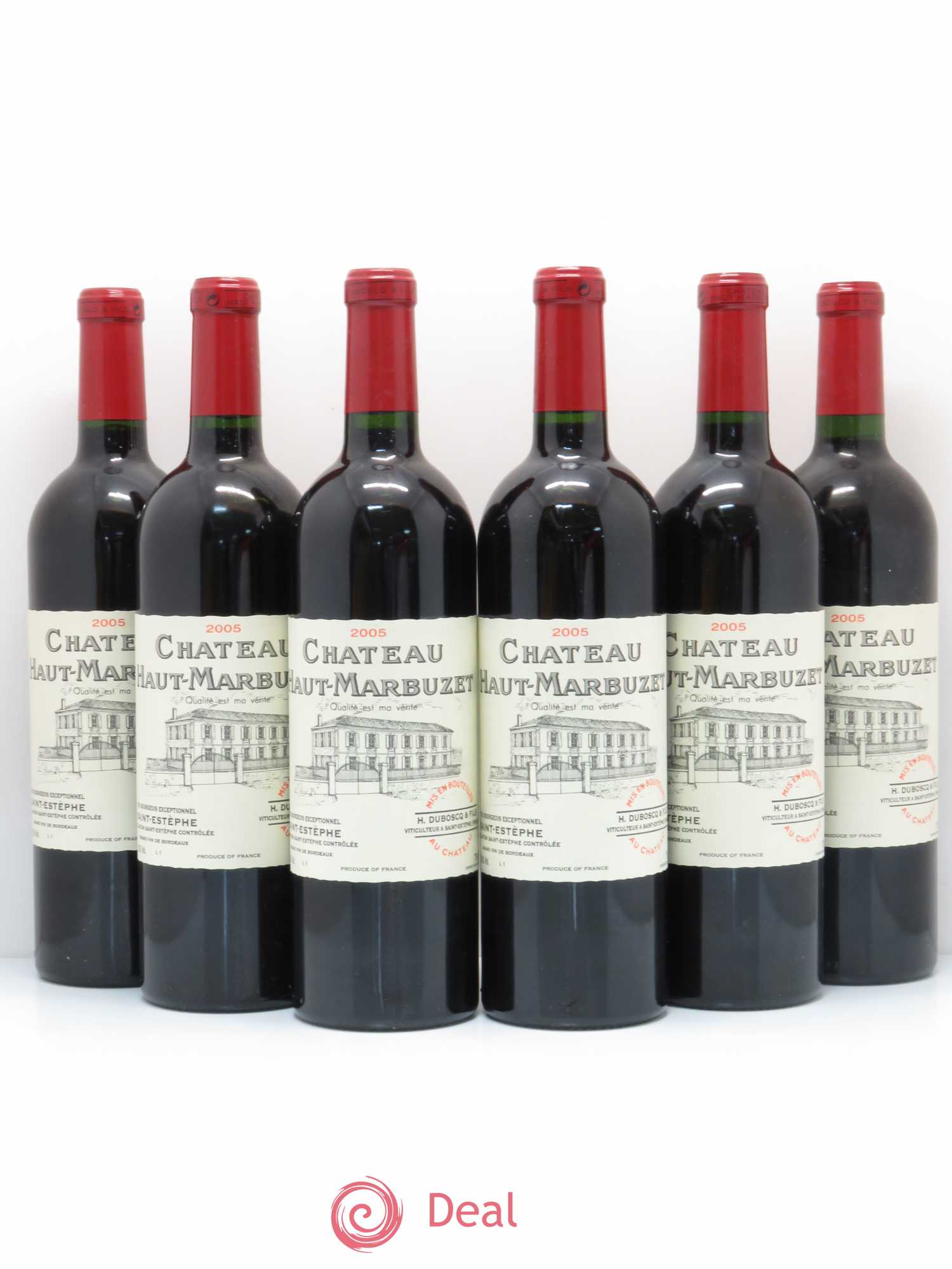 Château Haut Marbuzet 2005 - Lot de 6 bouteilles - 0