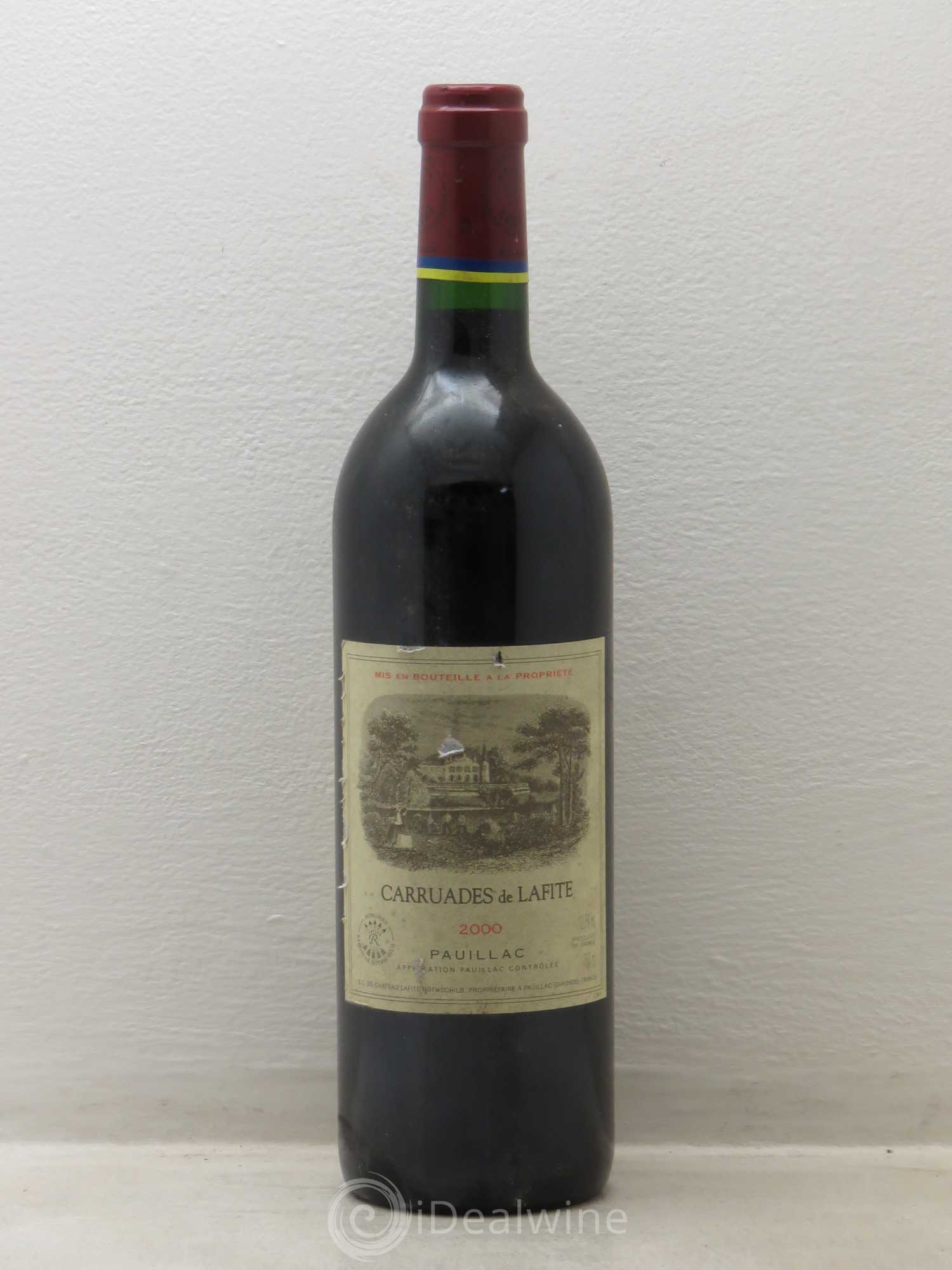 Carruades de Lafite Rothschild Second Vin 2000 - Lot de 1 bouteille - 0