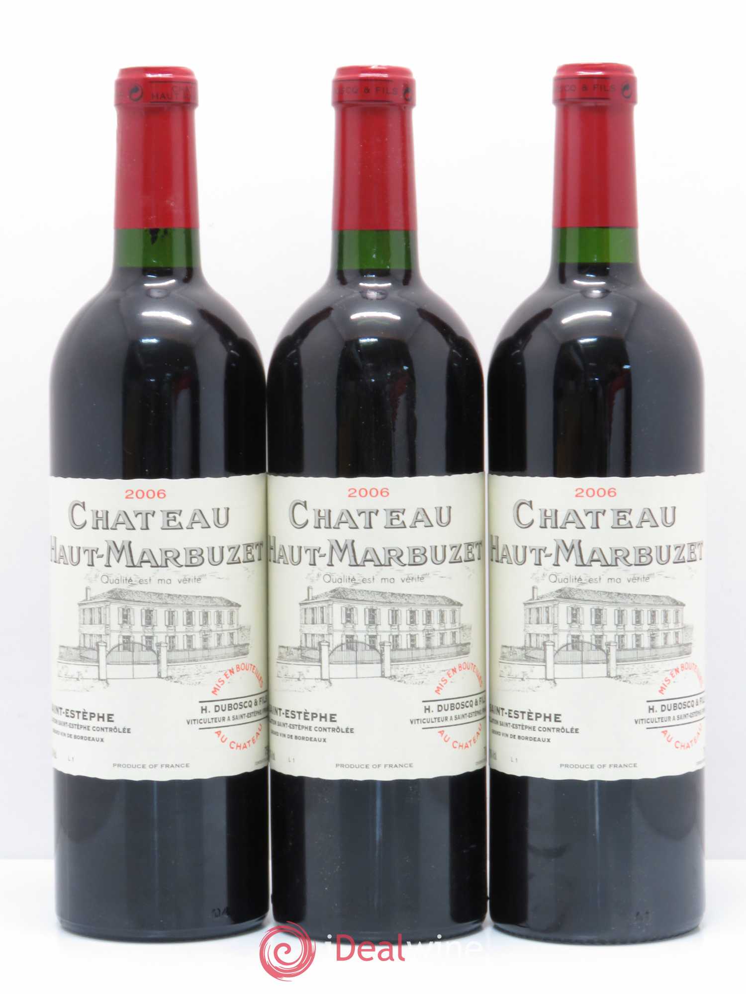 Château Haut Marbuzet 2006 - Lot de 6 bouteilles - 2