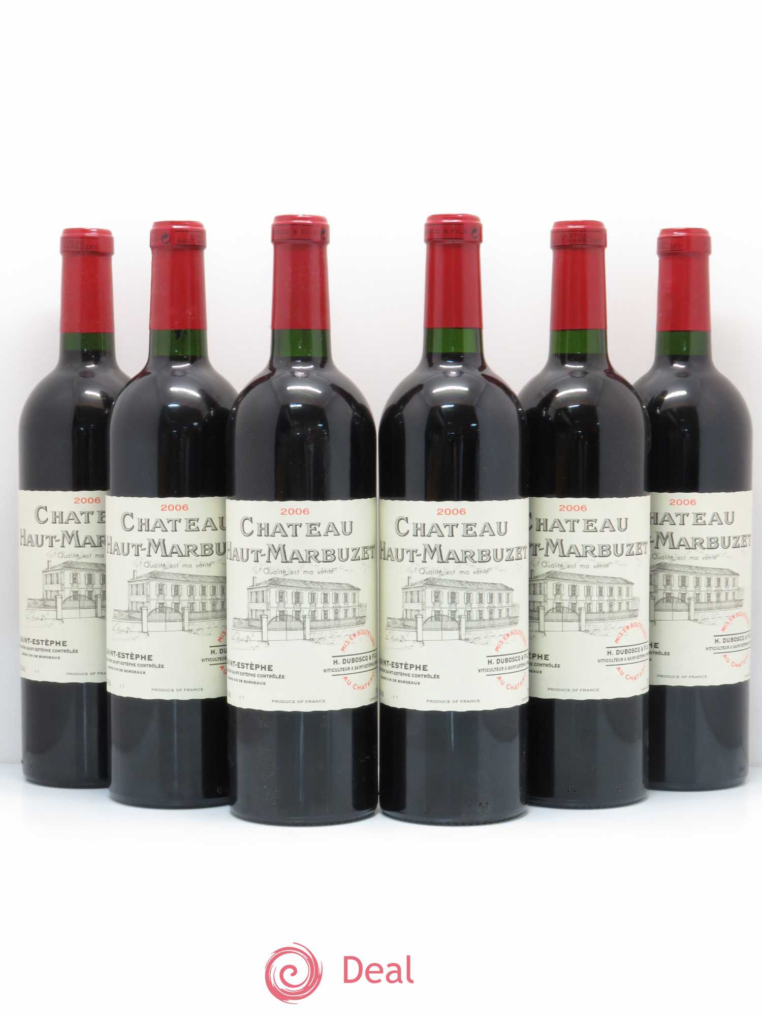 Château Haut Marbuzet 2006 - Lot de 6 bouteilles - 0