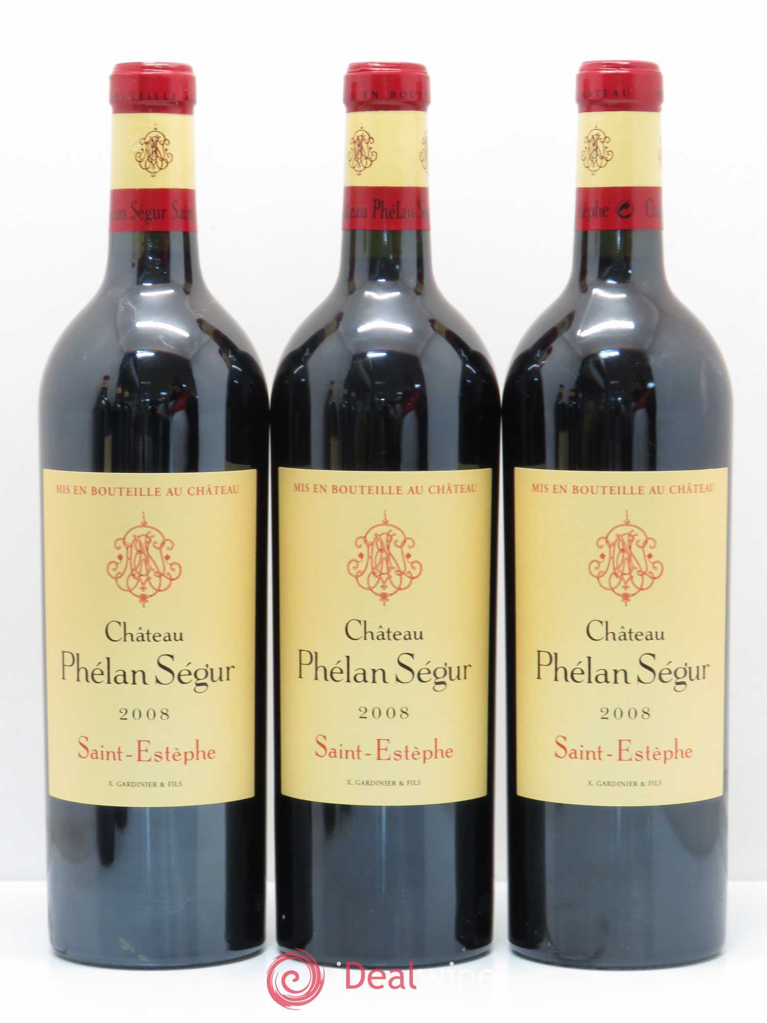Château Phélan Ségur 2008 - Lot of 6 bottles - 1