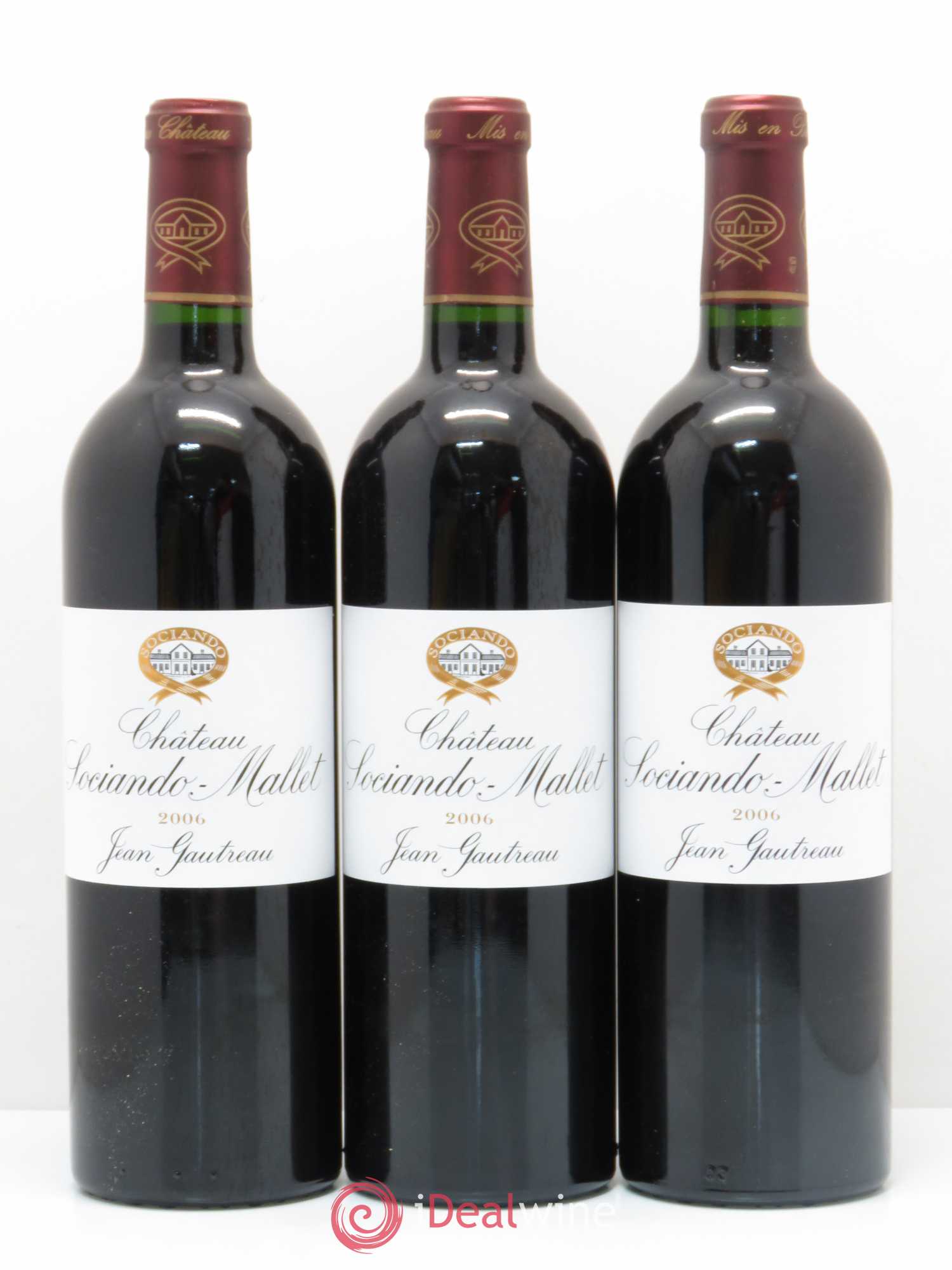 Château Sociando Mallet 2006 - Lot de 6 bouteilles - 2