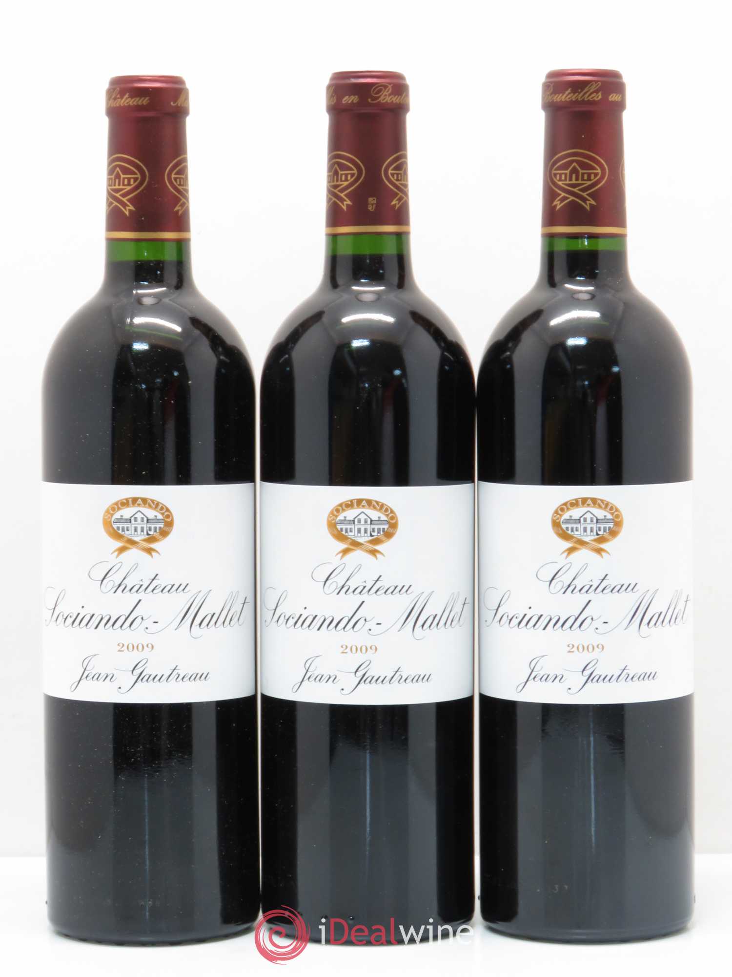 Château Sociando Mallet 2009 - Lot de 6 bouteilles - 2