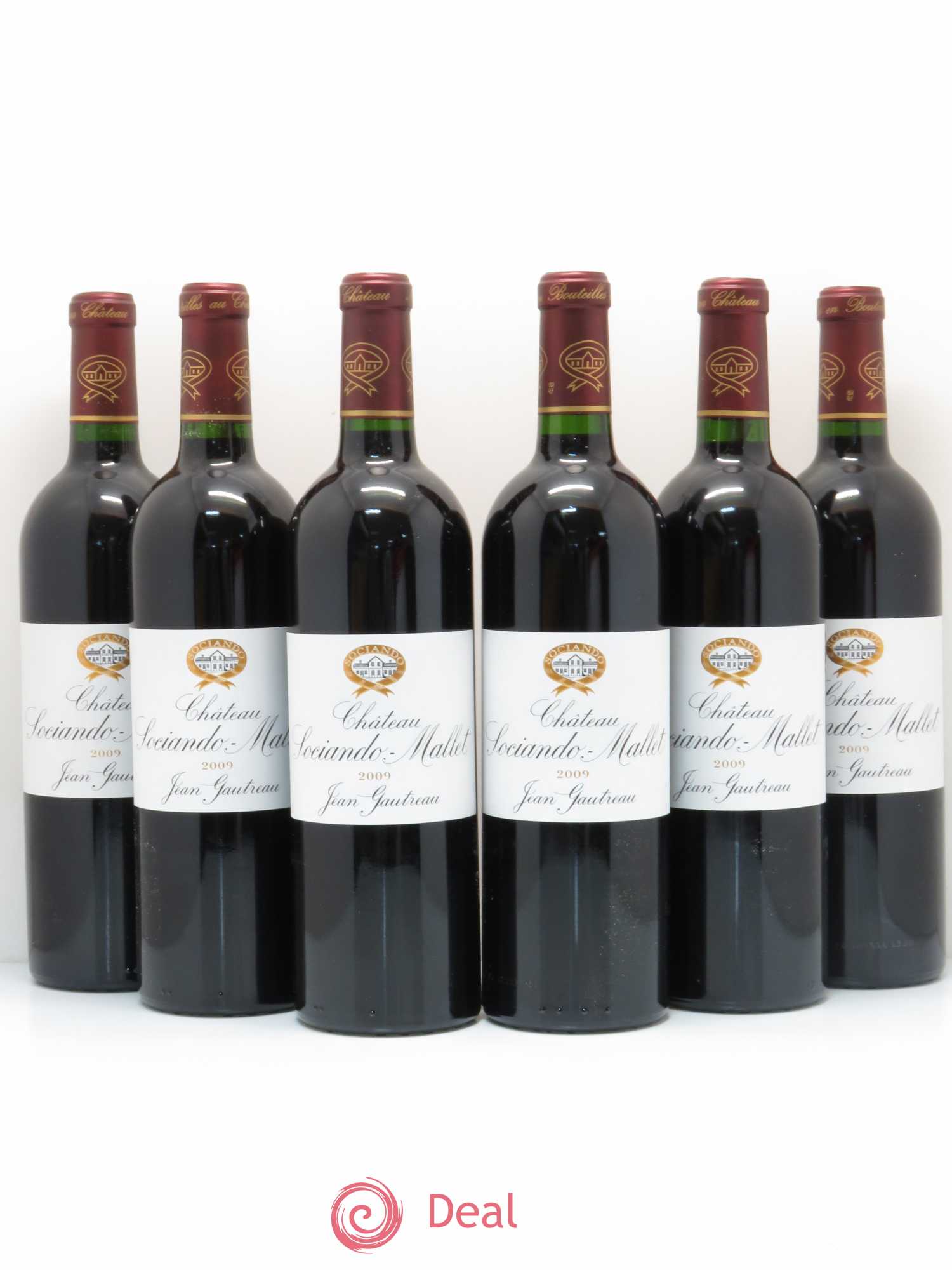 Château Sociando Mallet 2009 - Lot de 6 bouteilles - 0