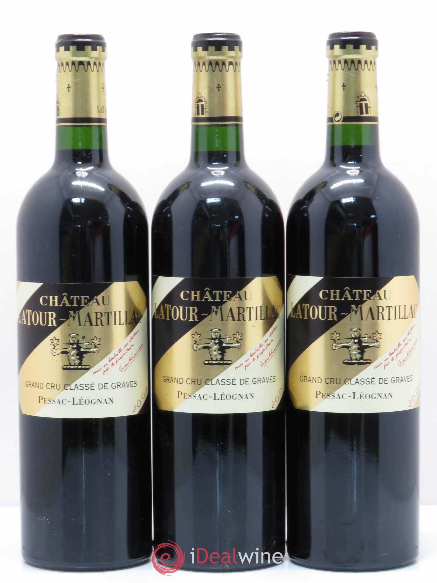 Château Latour-Martillac Cru Classé de Graves 2008 - Lot de 6 bouteilles - 2