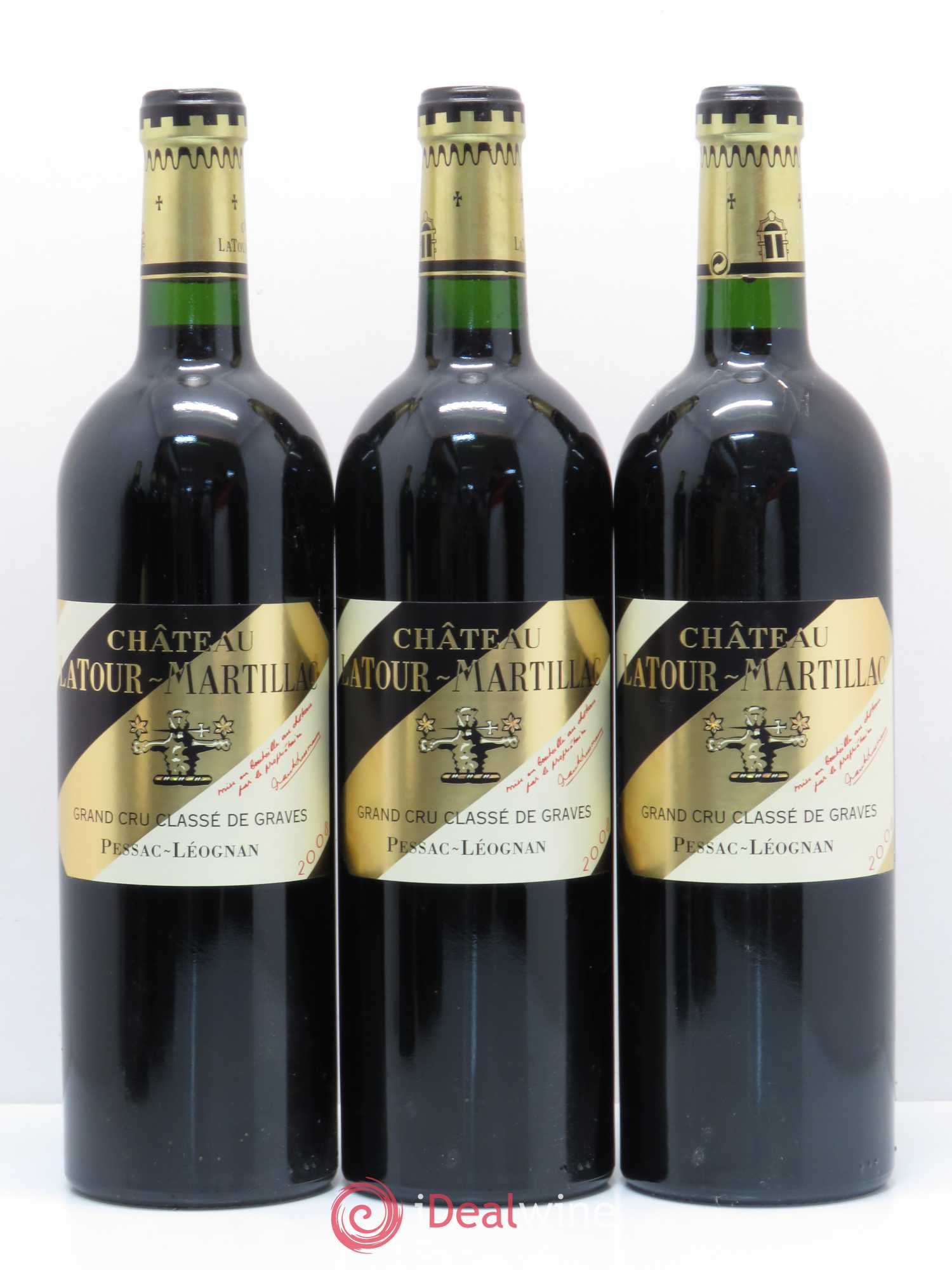 Château Latour-Martillac Cru Classé de Graves 2008 - Lot de 6 bouteilles - 1