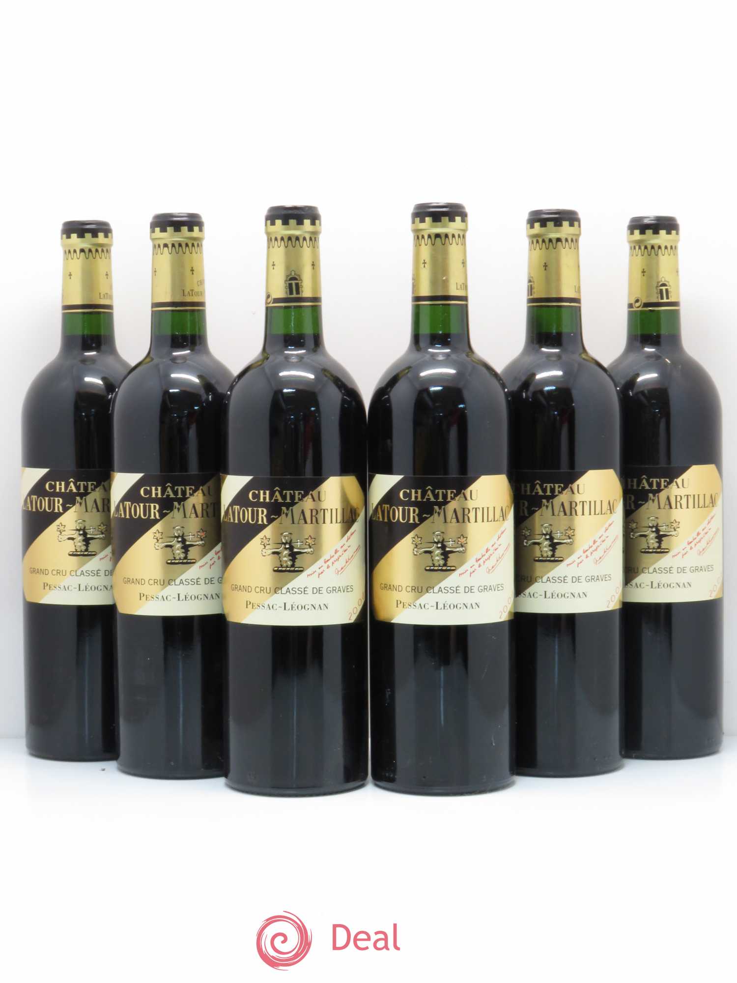 Château Latour-Martillac Cru Classé de Graves 2008 - Lot de 6 bouteilles - 0