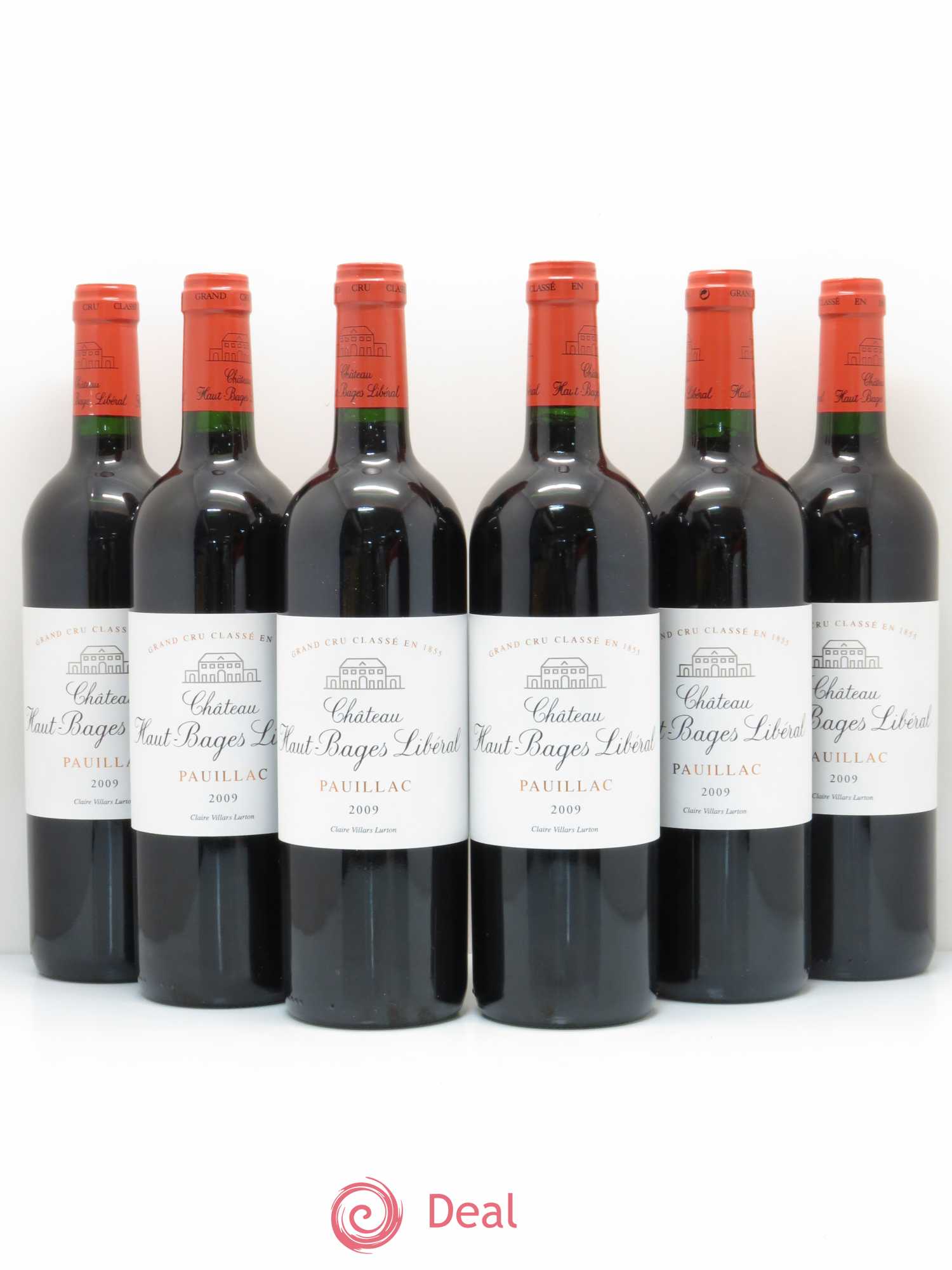 Château Haut Bages Libéral 5ème Grand Cru Classé 2009 - Lot de 6 bouteilles - 0
